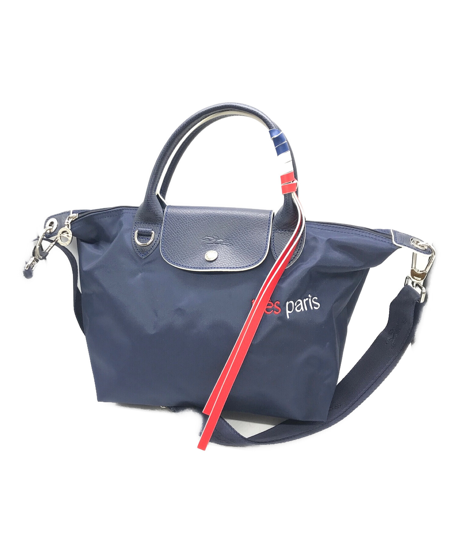 中古・古着通販】LONGCHAMP (ロンシャン) ナイロン2WAYショルダーバッグ ネイビー｜ブランド・古着通販 トレファク公式【TREFAC  FASHION】スマホサイト