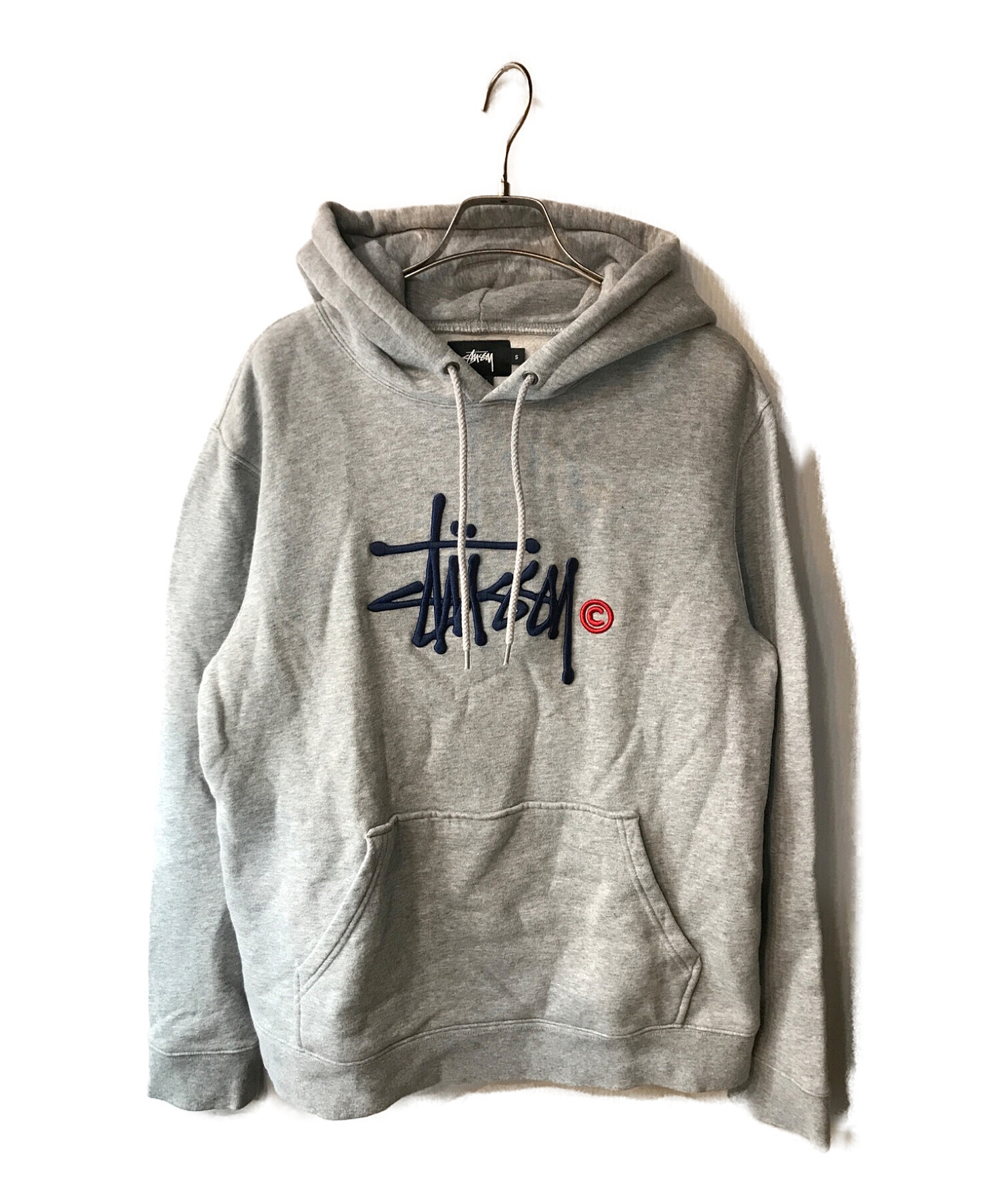 stussy (ステューシー) プルオーバーパーカー グレー サイズ:Ｓ