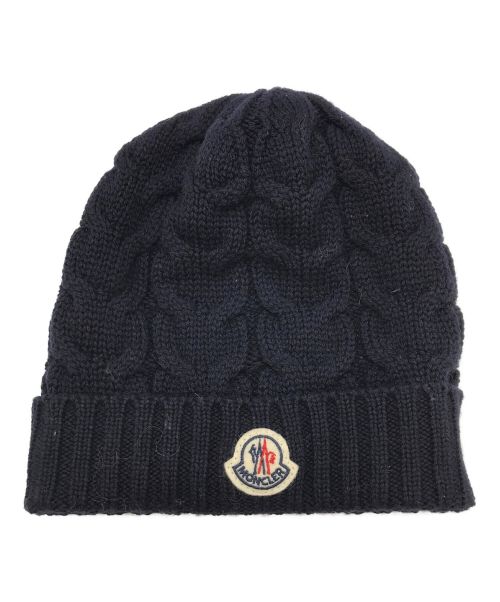 中古・古着通販】MONCLER (モンクレール) ニット帽 ネイビー サイズ:M｜ブランド・古着通販 トレファク公式【TREFAC  FASHION】スマホサイト