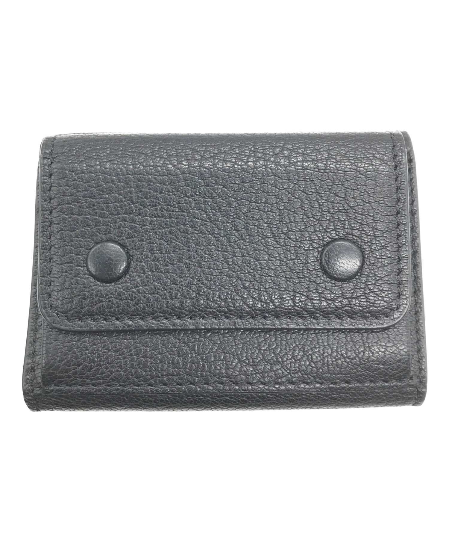 中古・古着通販】Maison Margiela (メゾンマルジェラ) WALLET CLIP / コンパクト3つ折り財布 ブラック｜ブランド・古着通販  トレファク公式【TREFAC FASHION】スマホサイト