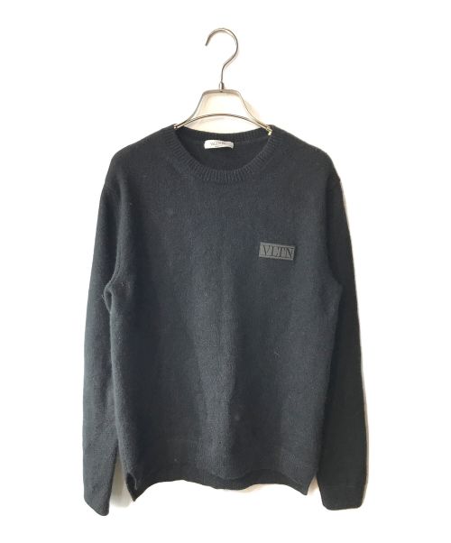 中古・古着通販】VALENTINO (ヴァレンティノ) VLTNワッペンカシミヤニット ブラック サイズ:Ｍ｜ブランド・古着通販  トレファク公式【TREFAC FASHION】スマホサイト