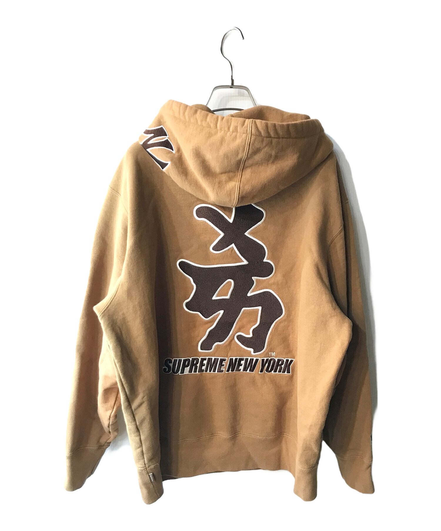 Supreme (シュプリーム) 22AW New York Yankees Kanji Hooded Sweatshirt ブラウン サイズ:Ｓ