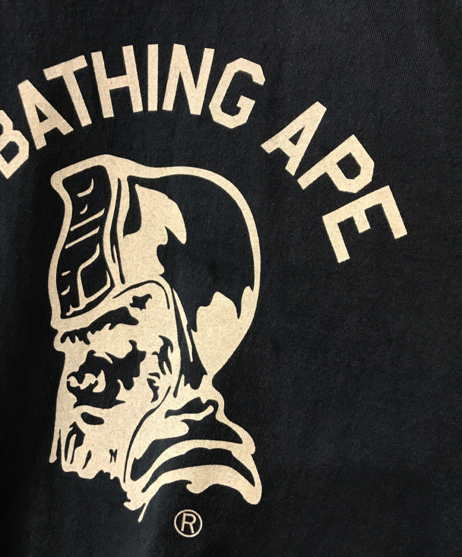 中古・古着通販】A BATHING APE (アベイシングエイプ) 半袖プリントTシャツ ネイビー サイズ:2XL｜ブランド・古着通販  トレファク公式【TREFAC FASHION】スマホサイト