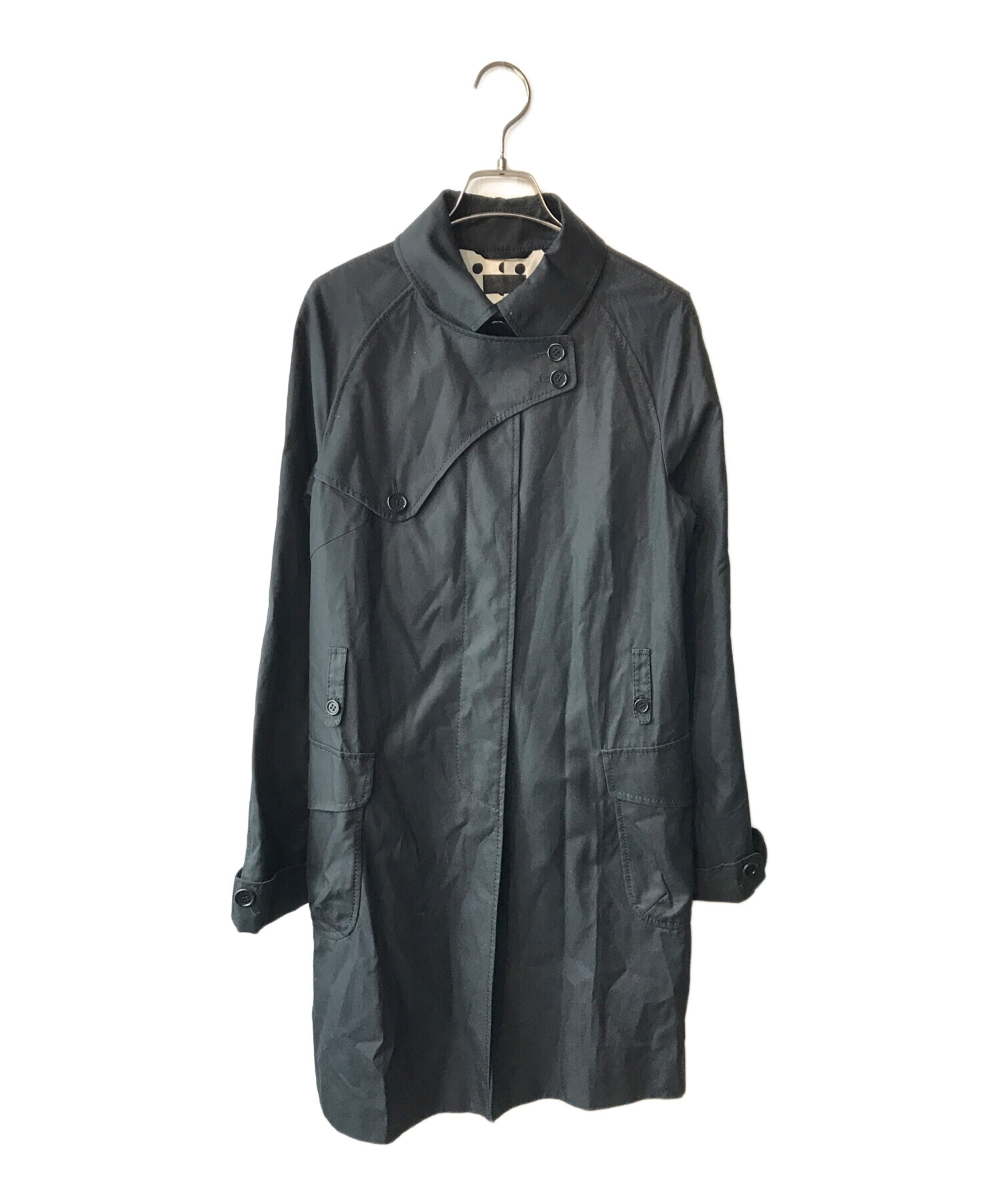 中古・古着通販】Paul Smith BLACK (ポールスミスブラック) トレンチコート ブラック サイズ:サイズ表記無｜ブランド・古着通販  トレファク公式【TREFAC FASHION】スマホサイト