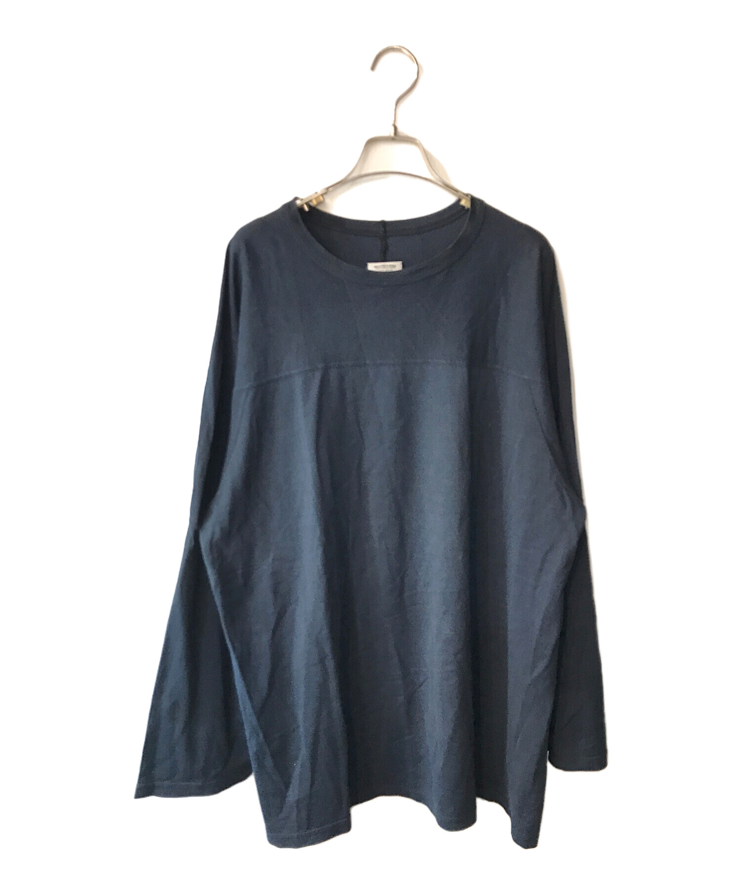 MAATEE&SONS (マーティーアンドサンズ) CAP SHOULDER L/S TEE ネイビー サイズ:4