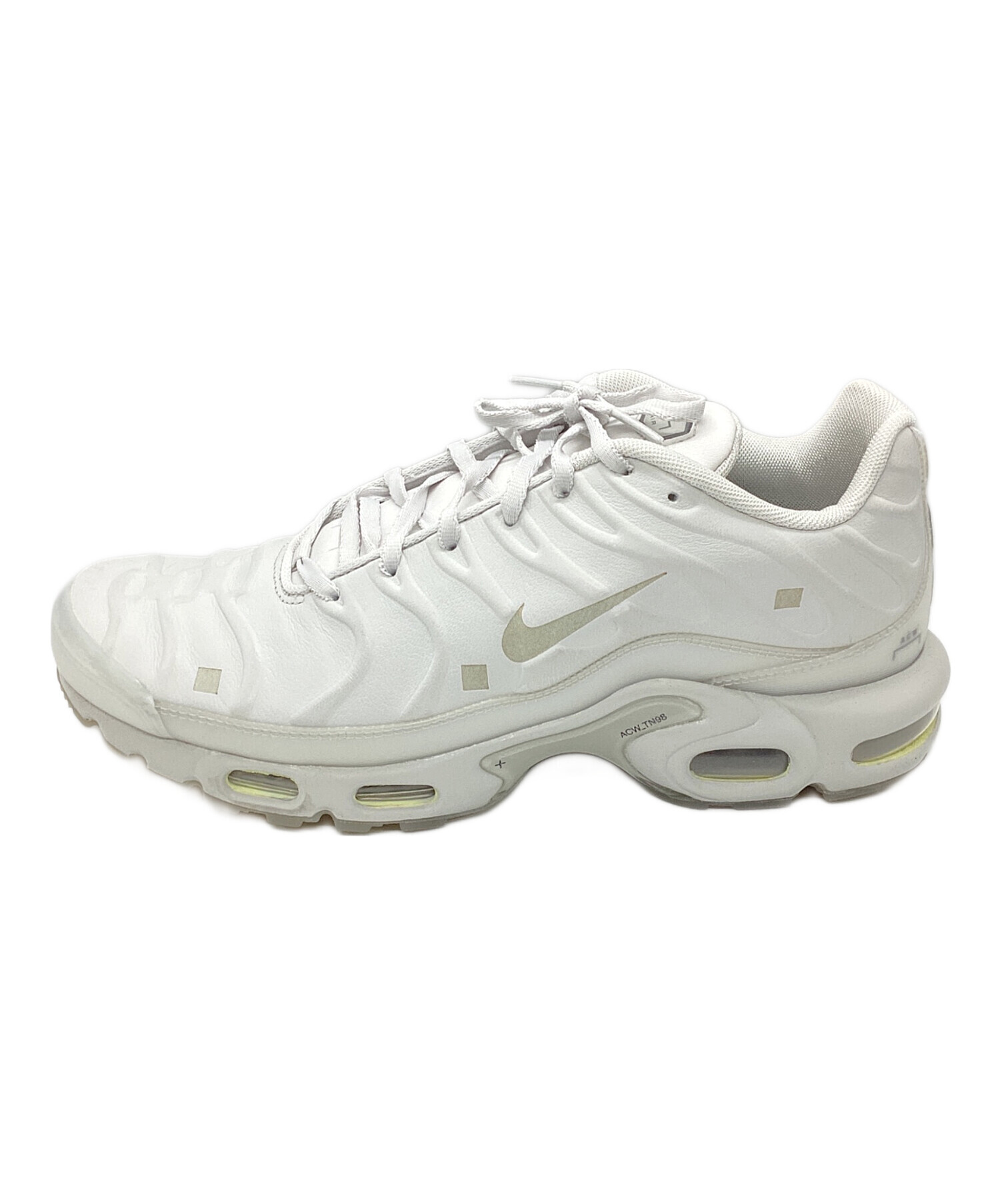 中古・古着通販】NIKE (ナイキ) A-COLD-WALL (ア・コールド・ウォール) Air Max Plus ホワイト サイズ :27.5㎝｜ブランド・古着通販 トレファク公式【TREFAC FASHION】スマホサイト