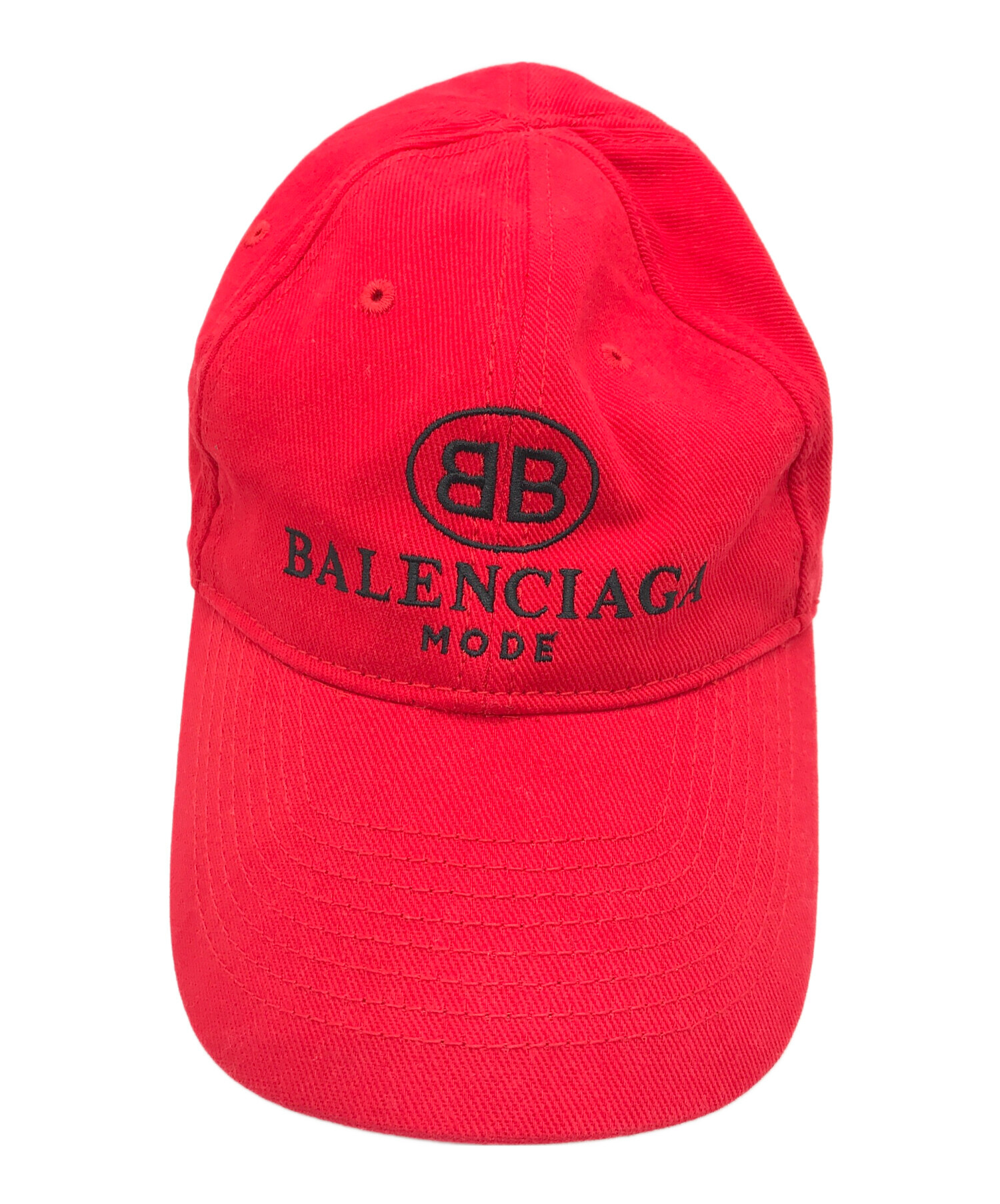 中古・古着通販】BALENCIAGA (バレンシアガ) BB MODE LOGO EMBROIDERY CAP レッド サイズ:L 59｜ブランド・古着通販  トレファク公式【TREFAC FASHION】スマホサイト