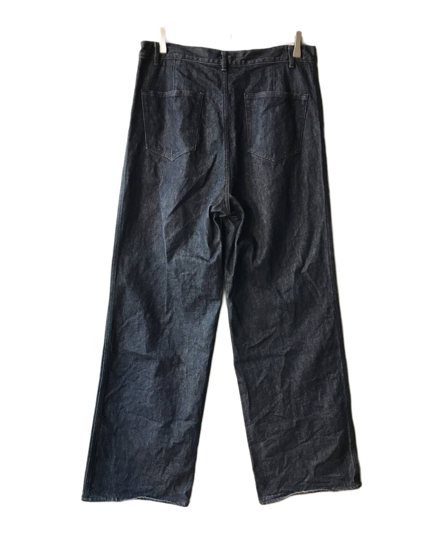 中古・古着通販】AURALEE (オーラリー) HARD TWIST DENIM WIDE SLACKS インディゴ サイズ:5｜ブランド・古着通販  トレファク公式【TREFAC FASHION】スマホサイト