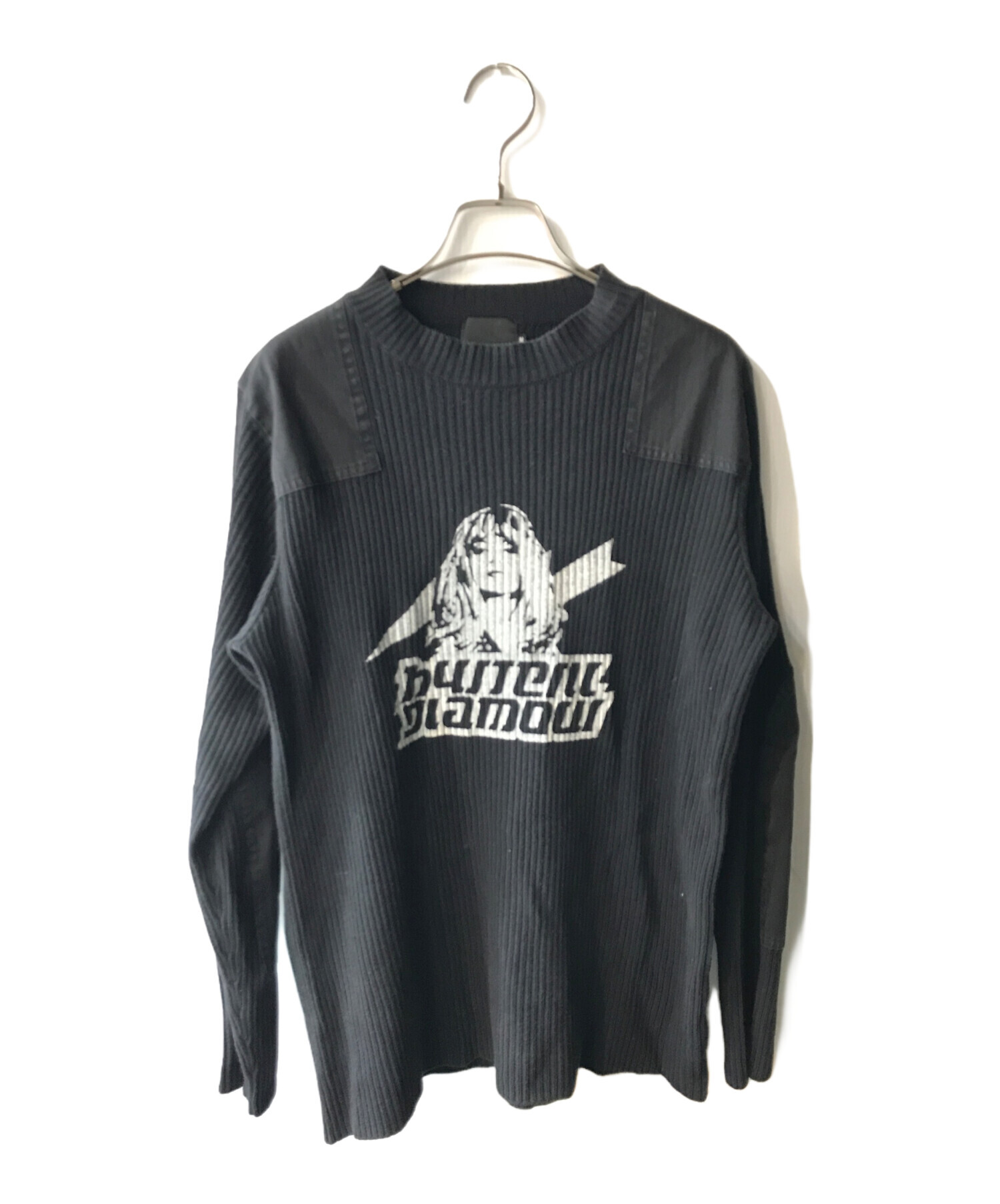 中古・古着通販】Hysteric Glamour (ヒステリックグラマー) command knit / ヒスガールコマンドニット ブラック  サイズ:M｜ブランド・古着通販 トレファク公式【TREFAC FASHION】スマホサイト