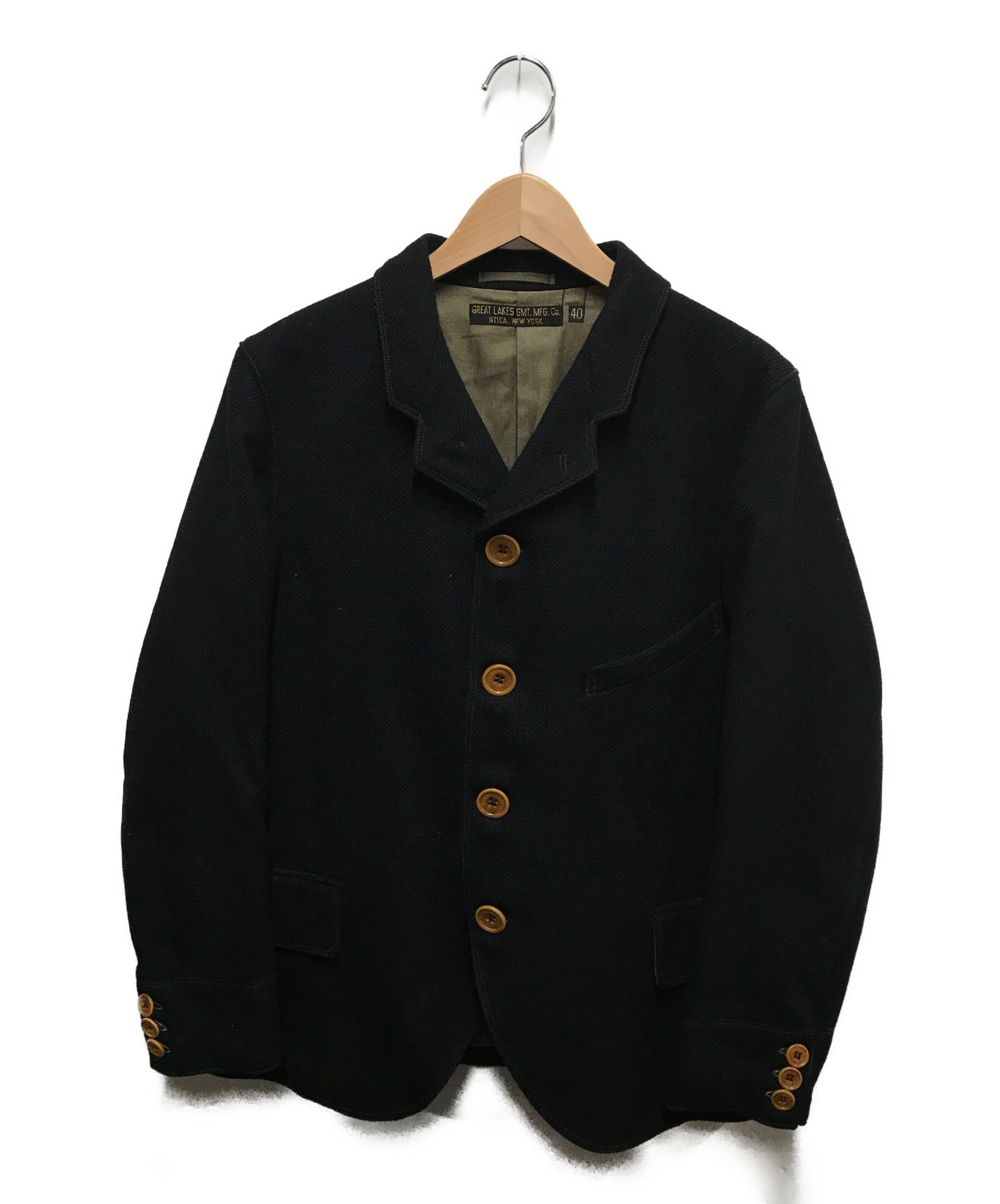 freewheelers (フリーホイーラーズ) 1800sエンジニアードサックコート ブラック サイズ:40 1331032 1800s  ENGINEER’S SACK COAT