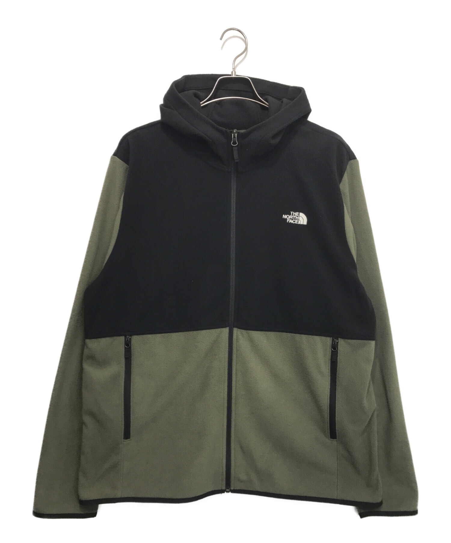 THE NORTH FACE (ザ ノース フェイス) フリースジャケット オリーブ サイズ:XL