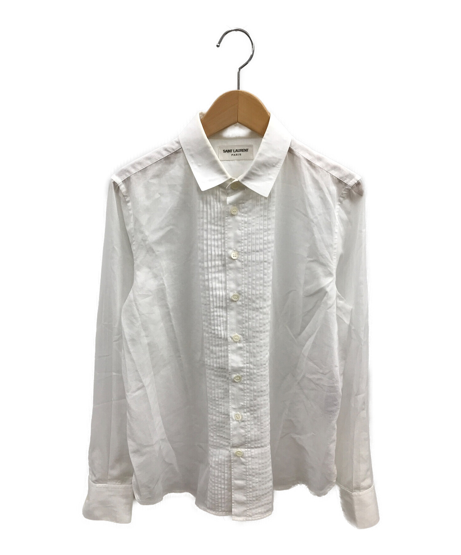 Saint Laurent Paris (サンローランパリ) ドレスシャツ ホワイト サイズ:表記なし