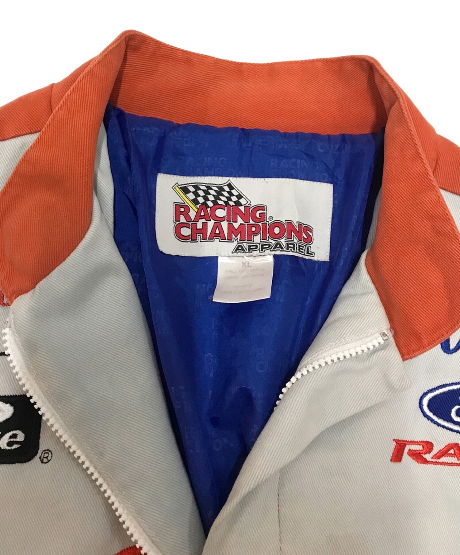 RACING CHAMPIONS APPAREL (レーシングチャンピオンアパレル) Tideレーシングジャケット オレンジ サイズ:XL