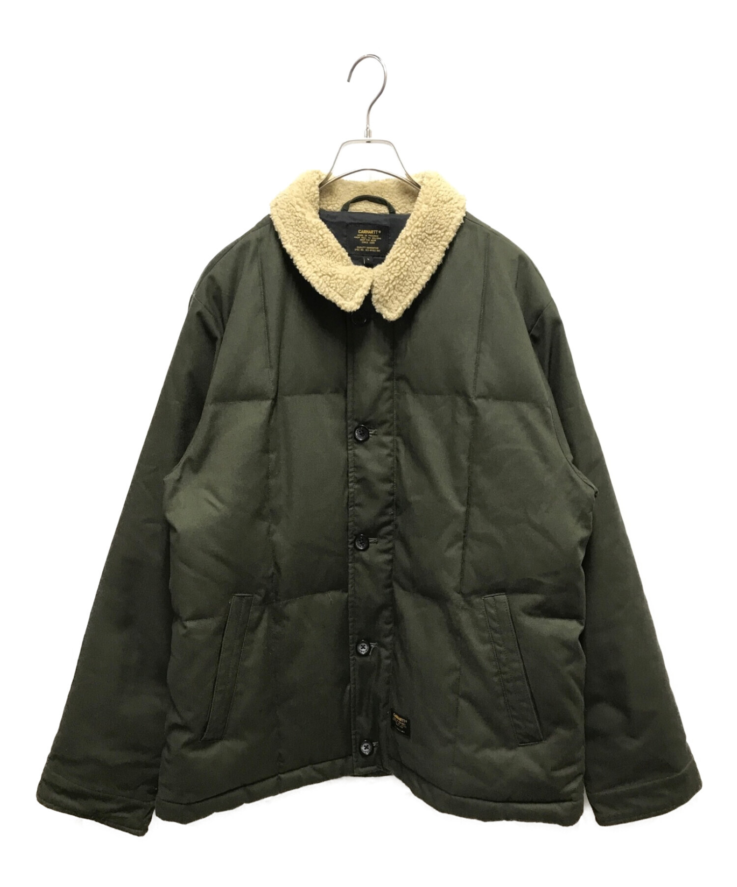 中古・古着通販】CarHartt (カーハート) 中綿デッキジャケット カーキ