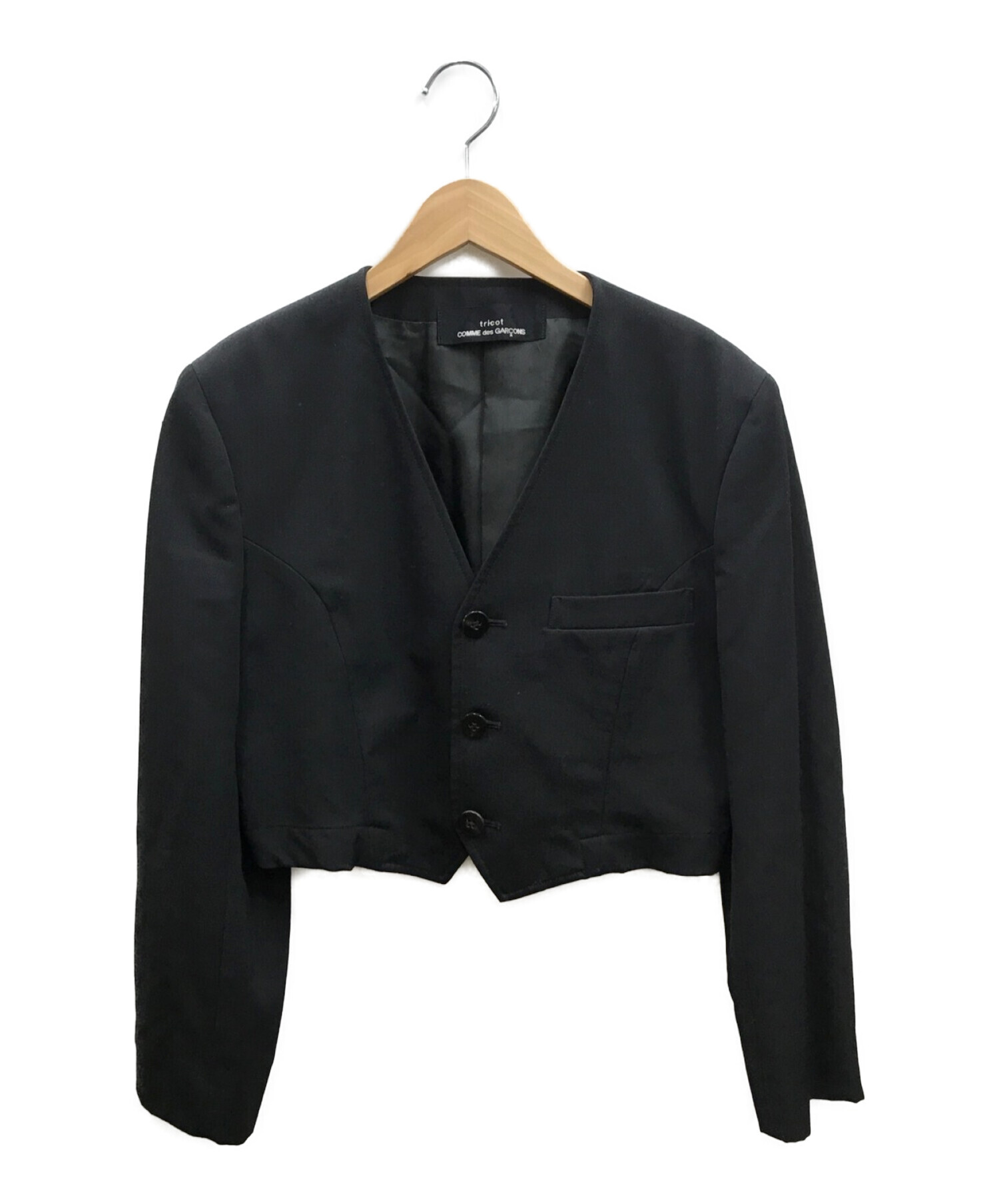 tricot COMME des GARCONS (トリココムデギャルソン) 80`sショートジャケット ブラック サイズ:なし