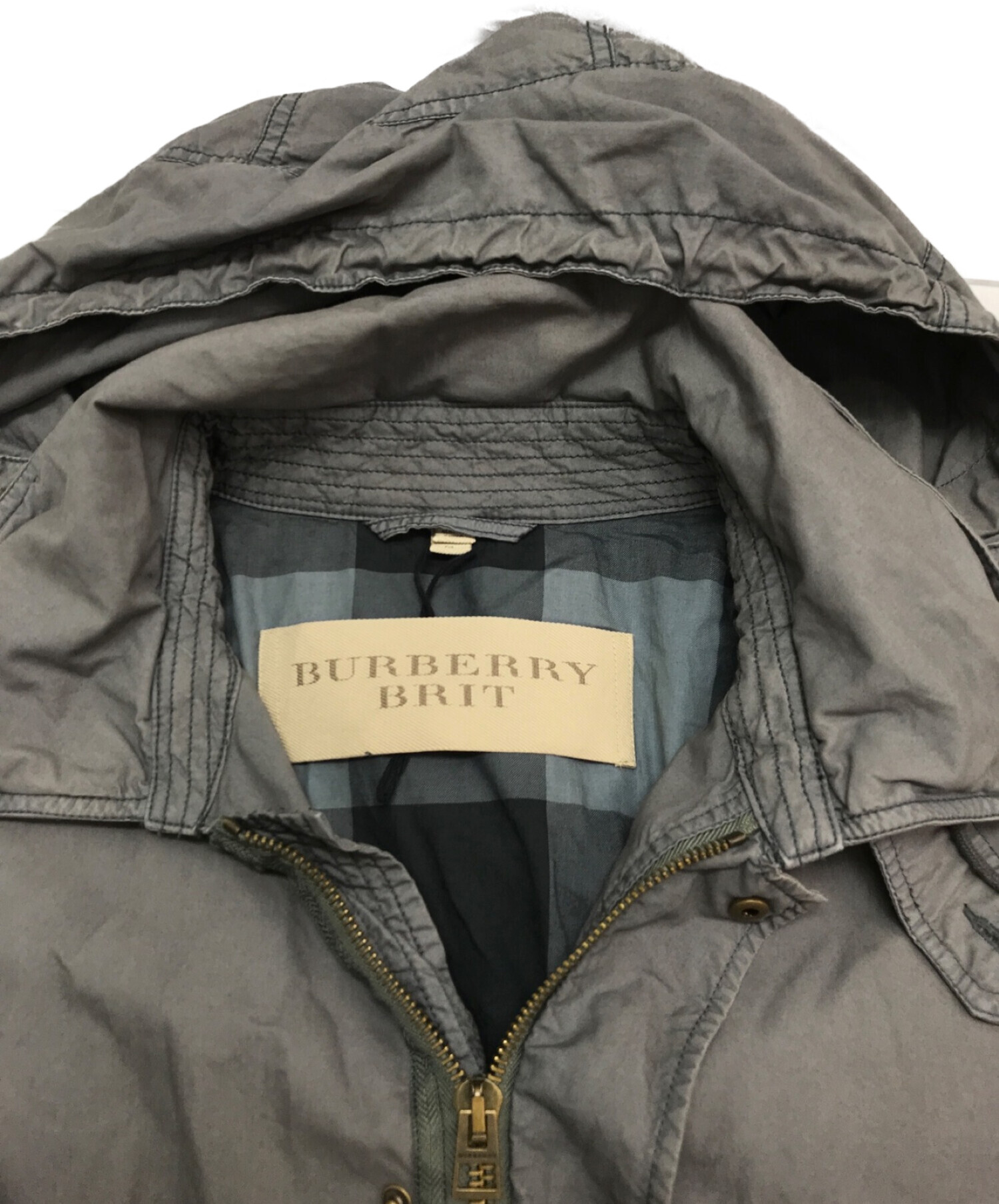 BURBERRY BRIT (バーバリーブリット) ［古着］モッズコート オリーブ サイズ:M