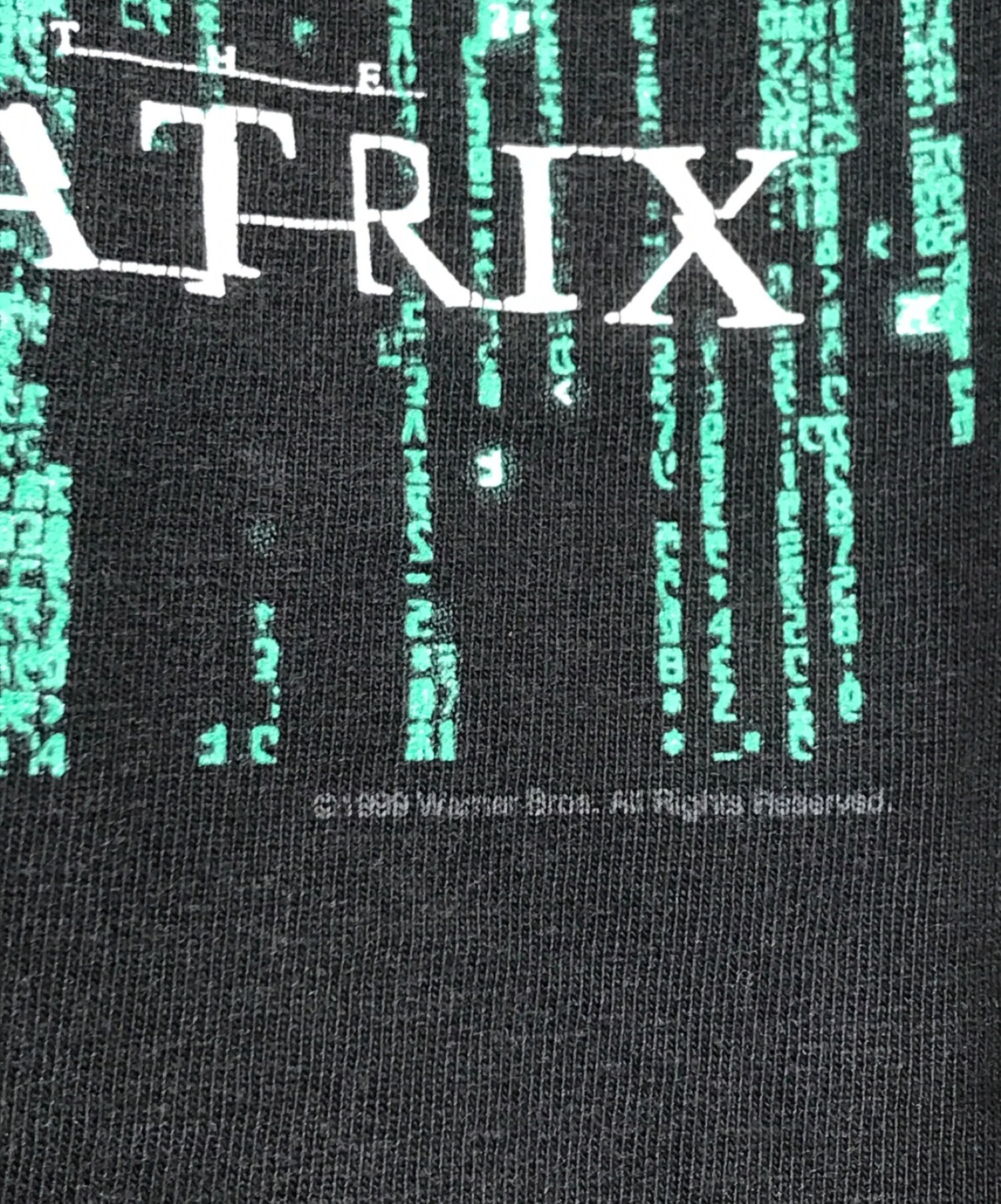 THE MATRIX (マトリックス) 90`sヴィンテージムービーTシャツ ブラック サイズ:XL