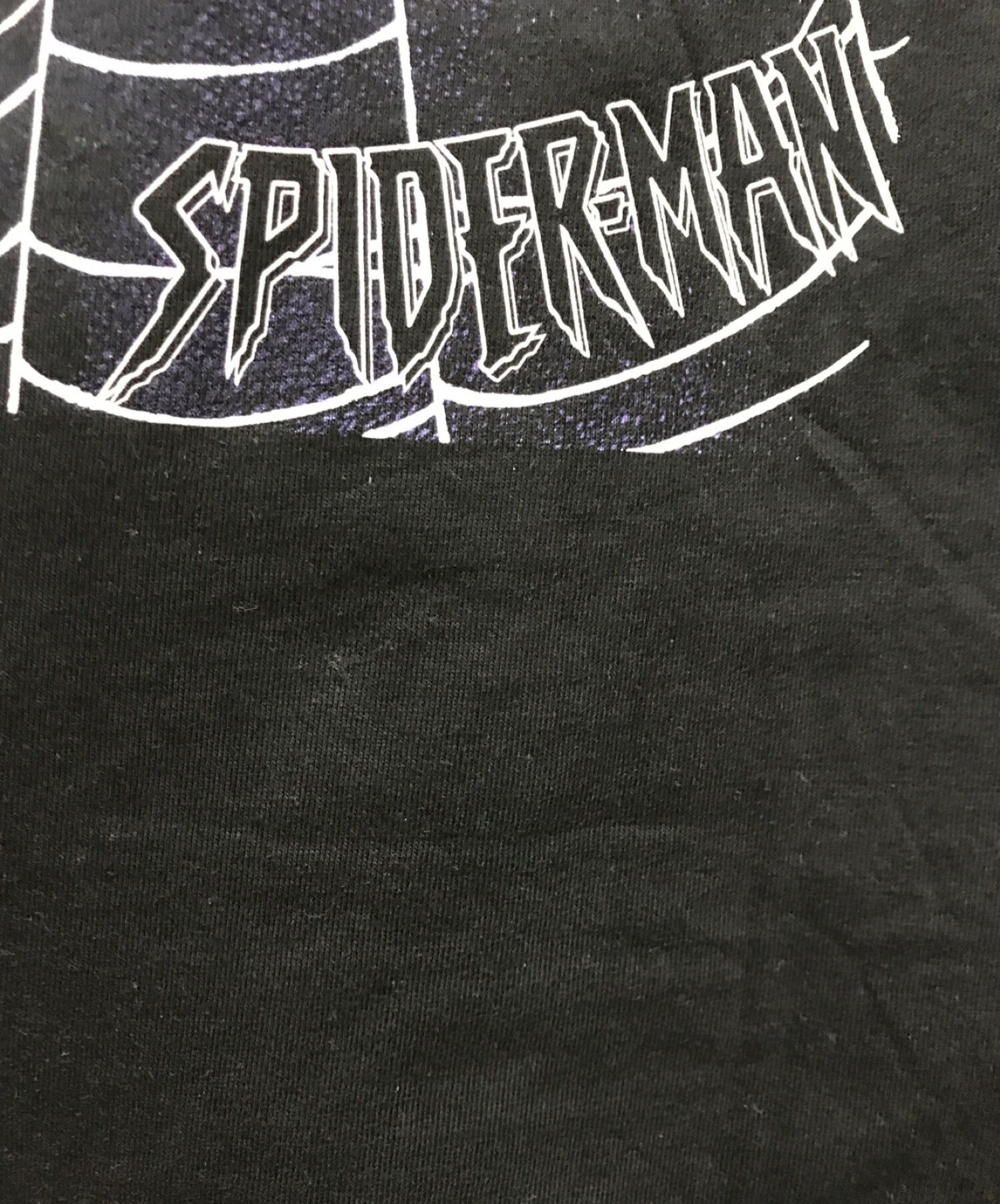 Tシャツ/カットソー(半袖/袖なし)Kith Marvel SpiderMan Web Logo Tee L