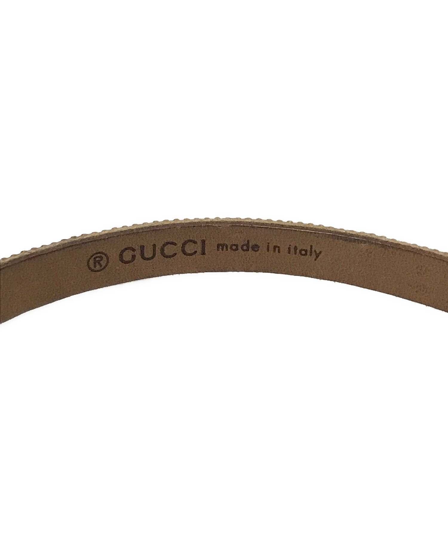 GUCCI (グッチ) ダブルGレザーチョーカー ブラック