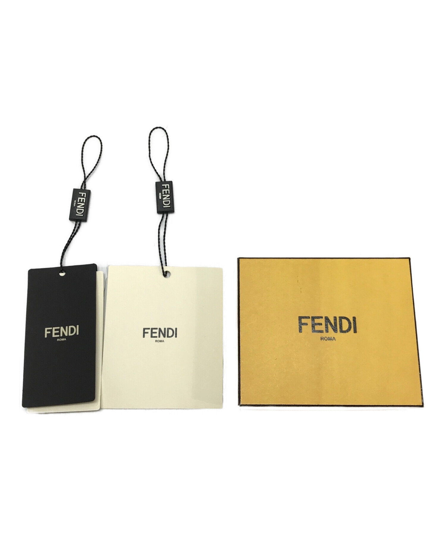 FENDI (フェンディ) FFロゴキーケース/6連キーケース ブラック