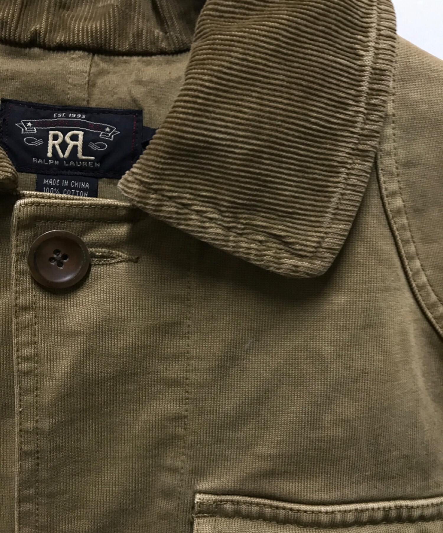 RRL (ダブルアールエル) ハンティングジャケット ブラウン サイズ:XS