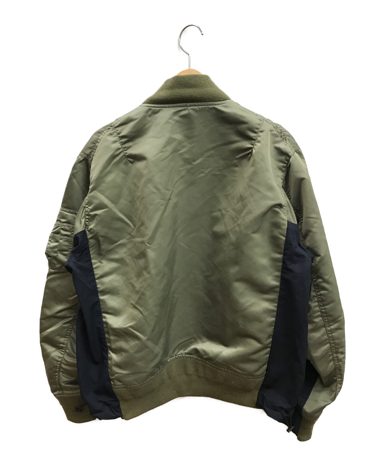 中古・古着通販】sacai (サカイ) ナイロンツイルミックスブルゾン 