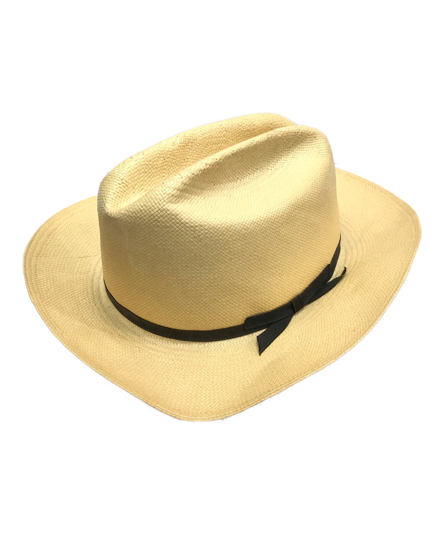 STETSON (ステットソン) ヴィンテージパナマハット ベージュ サイズ:7 5/8