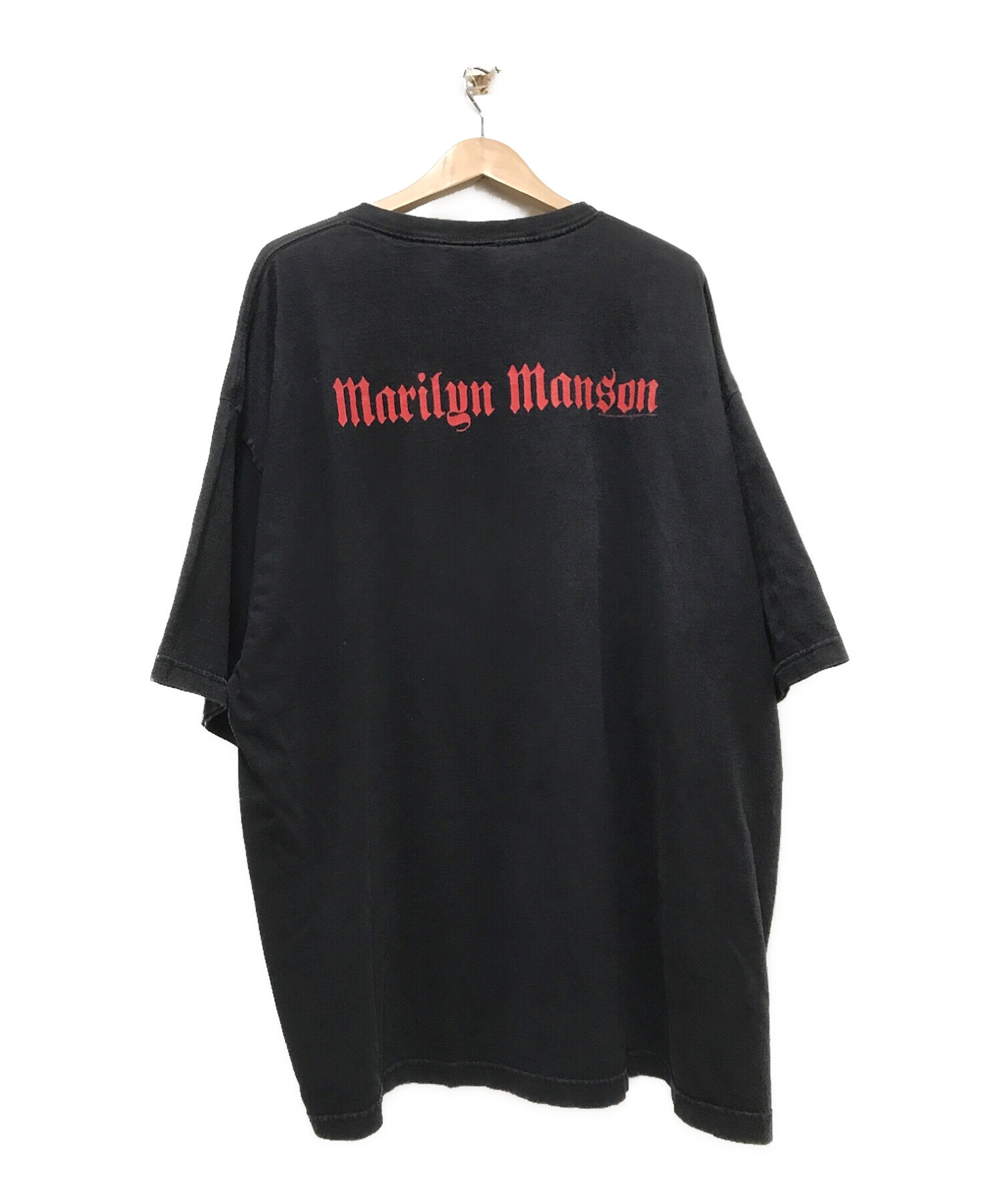 Marilyn Manson (マリリンマンソン) 00`sヴィンテージアーティストTEE ブラック サイズ:XXXL