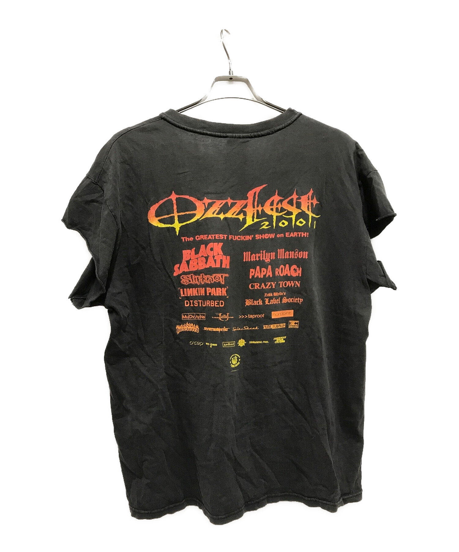 slipknot  Tシャツ XL ozzfest2001distu