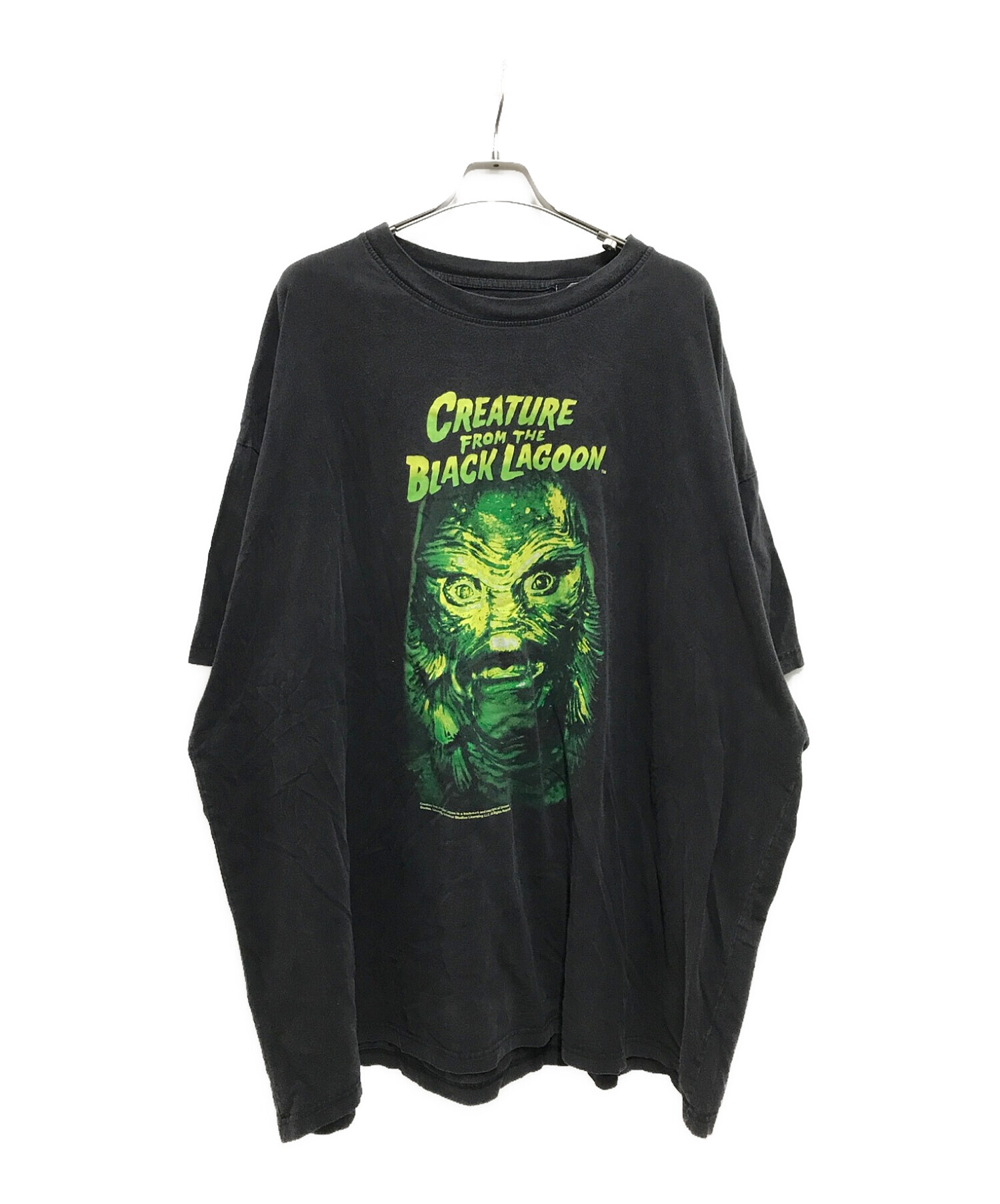 CREATURE FROM THE BLACK LAGOON (クリーチャー フロム ザ ブラック ラグーン)  [古着]90`sヴィンテージムービーTシャツ ブラック サイズ:5XL