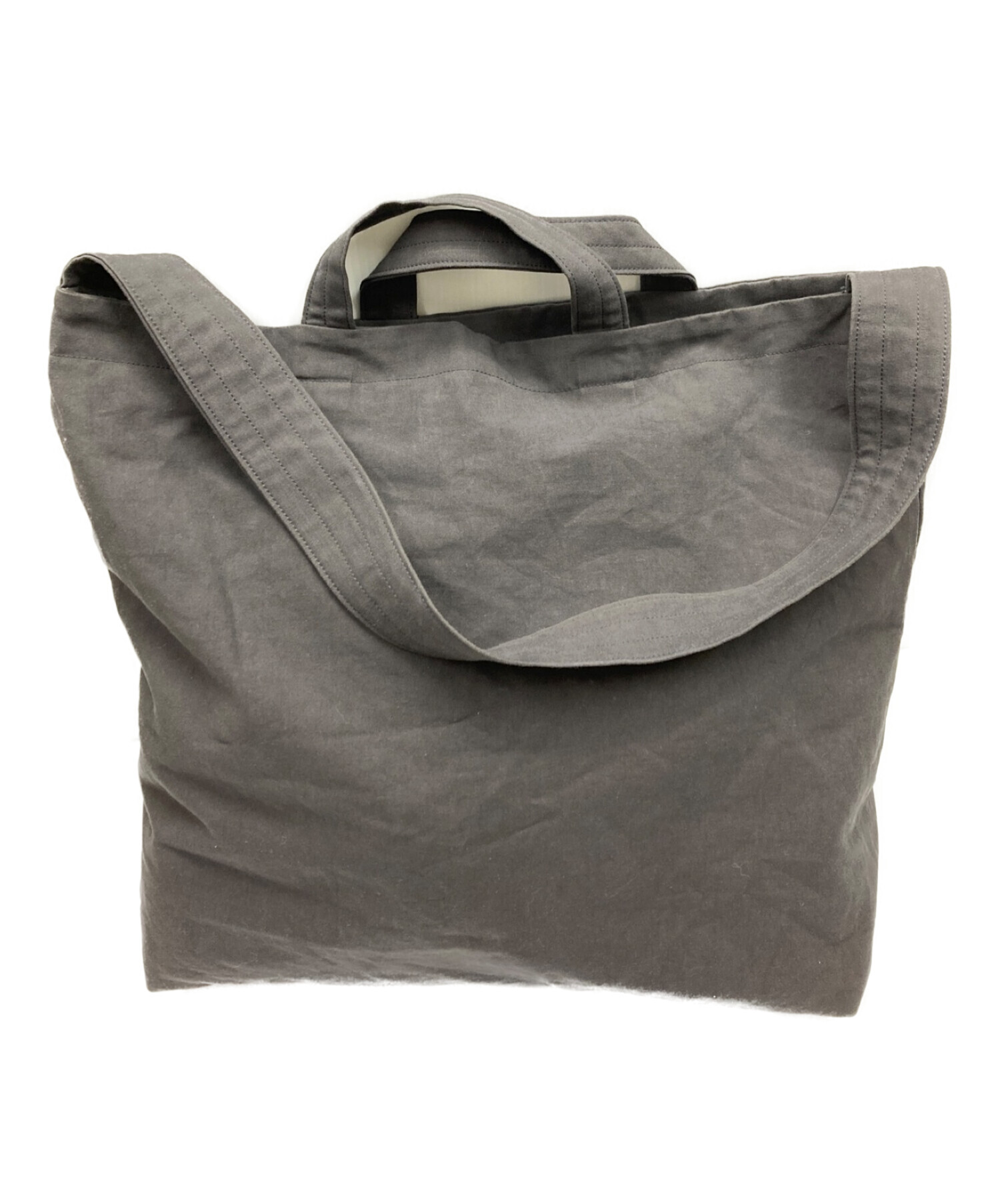 BRUSHED COTTON BIG TOTE 奉呈 - バッグ