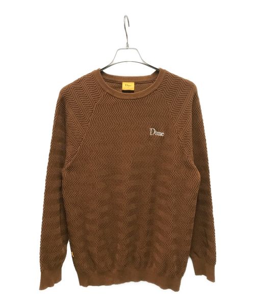 Dime wave cable knit sweater