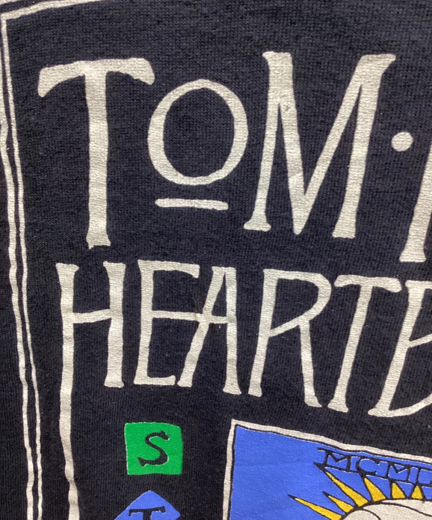 TOM PETTY and THE HEARTBREAKERS (トム ペティ アンド ザ ハートブレイカーズ)  80‘SヴィンテージバンドツアーTEE ブラック サイズ:L