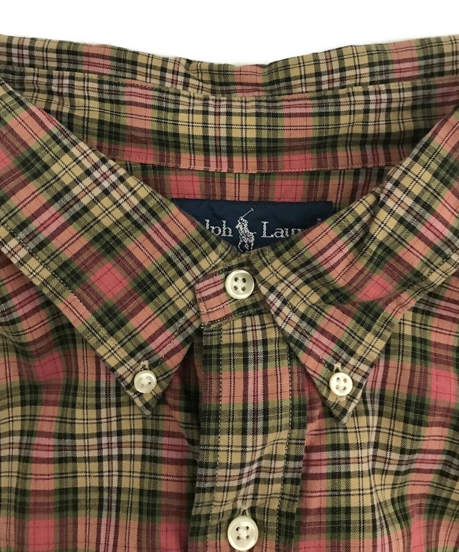 中古・古着通販】RALPH LAUREN (ラルフローレン) ビッグチェックシャツ