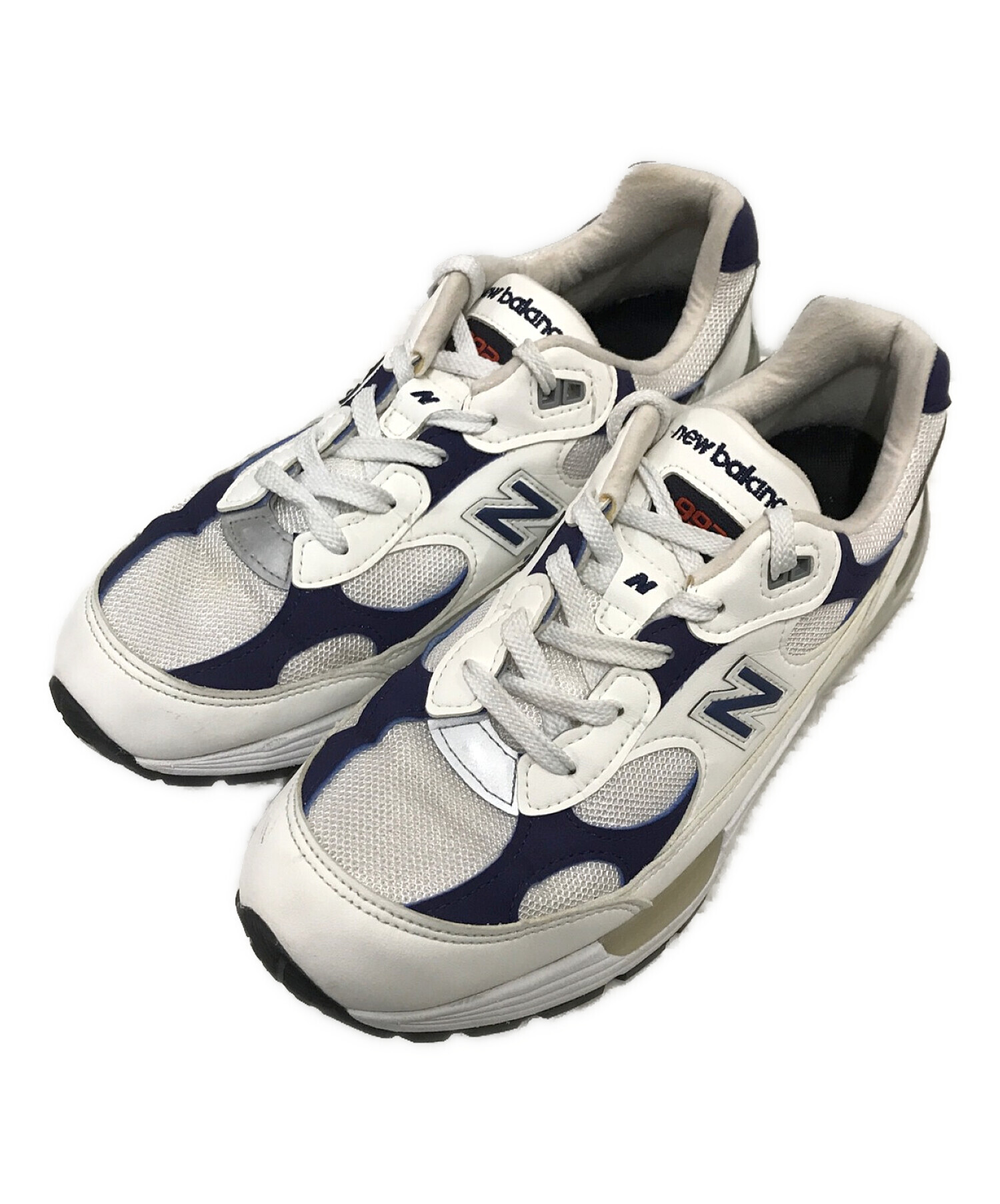 NEW BALANCE (ニューバランス) 992ローカットスニーカー ホワイト サイズ:26.5㎝