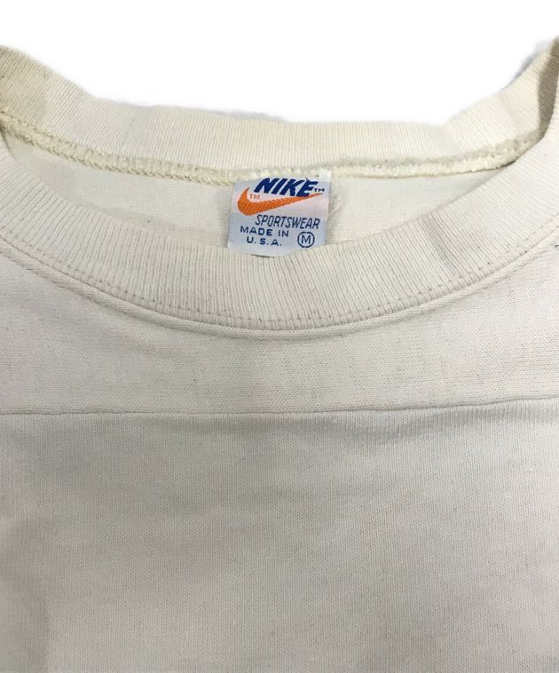 中古・古着通販】NIKE (ナイキ) 70's染み込みロゴフットボールTEE