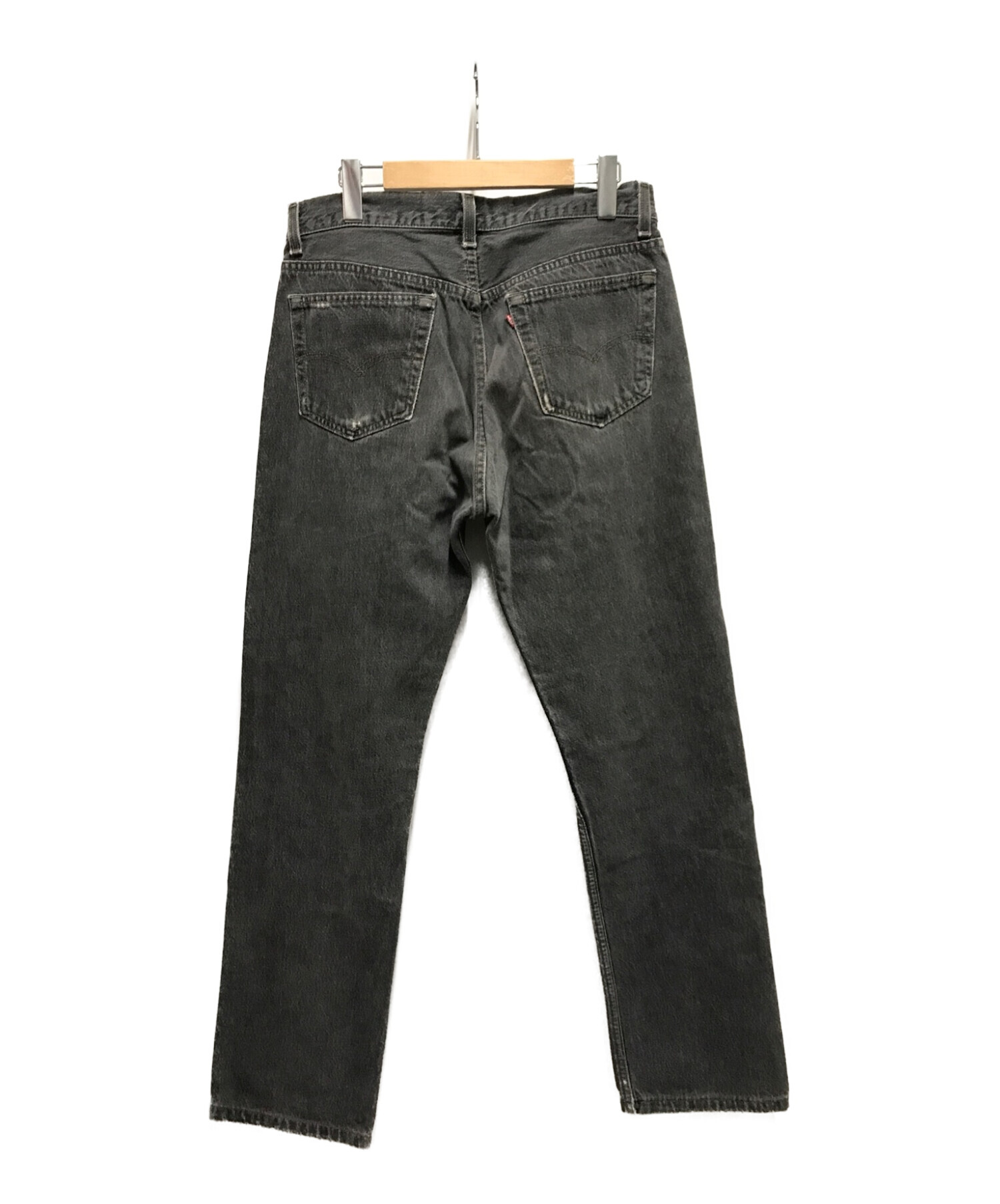 中古・古着通販】LEVI'S (リーバイス) 90`S先染めブラックデニムパンツ