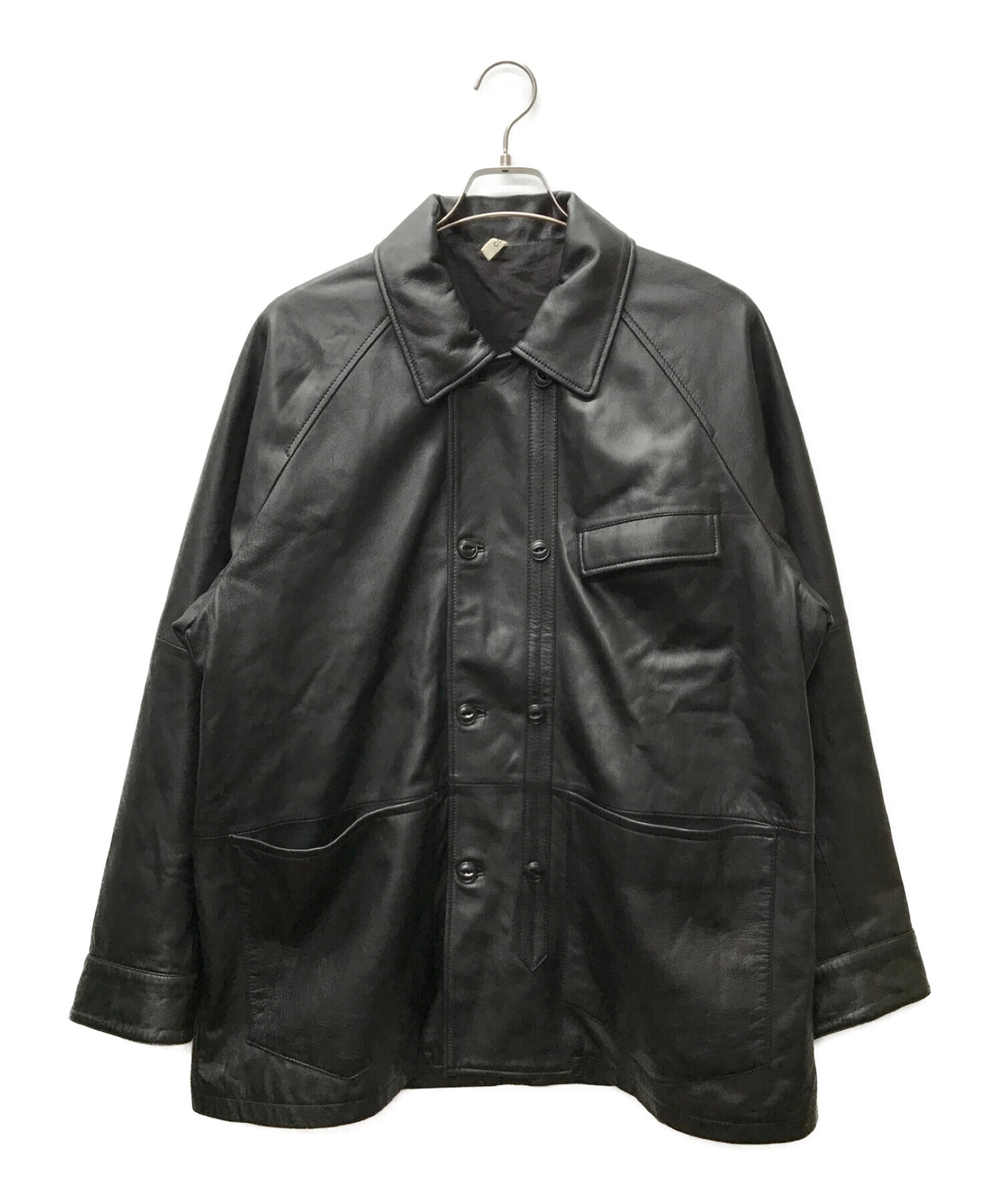 CCU (シーシーユー) coverall coat sheepskin ブラック サイズ:2