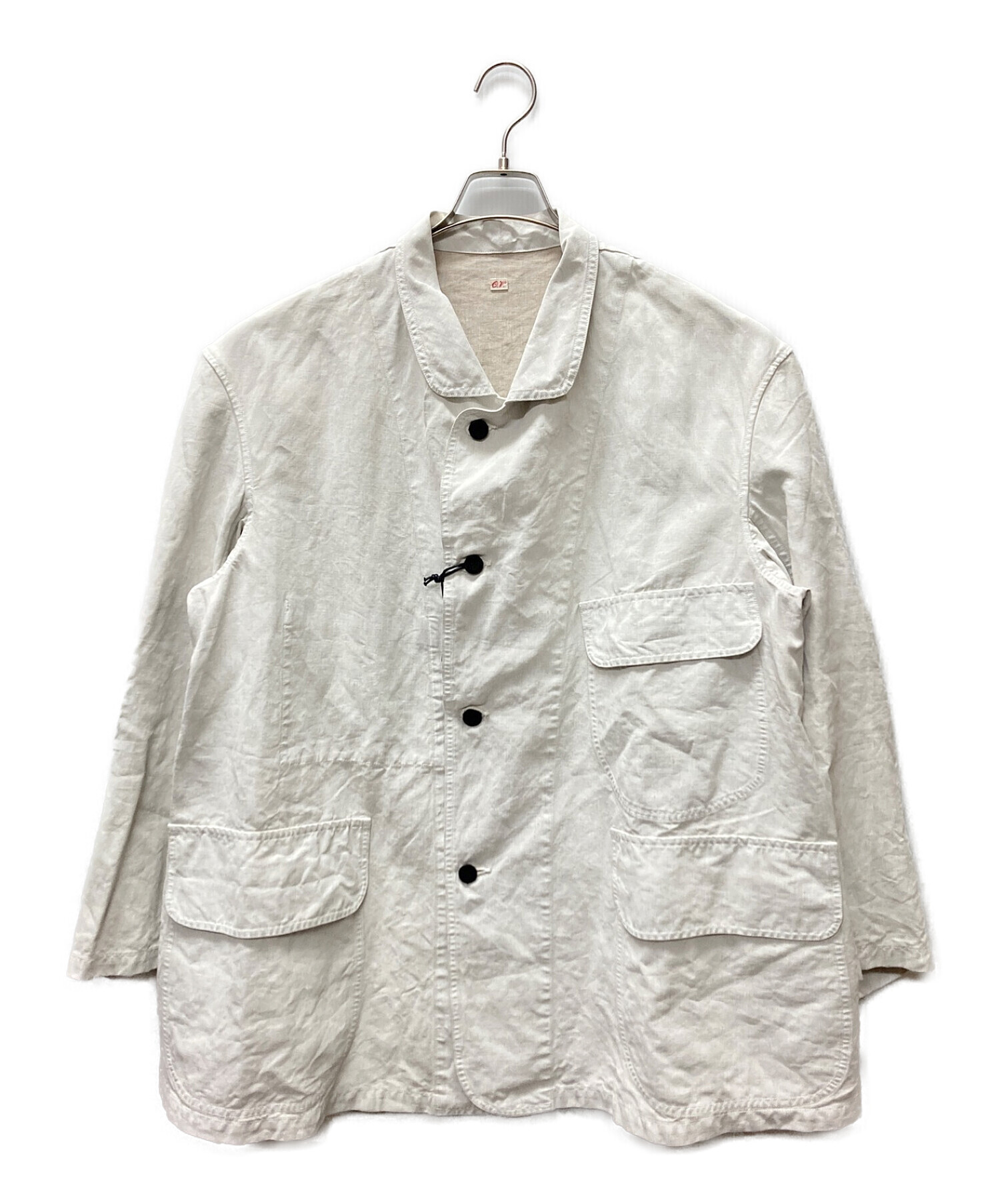 中古・古着通販】OUTIL (ウティ) MANTEAU AZE アイボリー サイズ:Ｌ