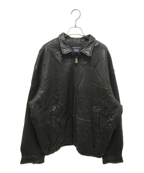 中古・古着通販】NAUTICA (ノーティカ) 90`Sレザースイングトップ