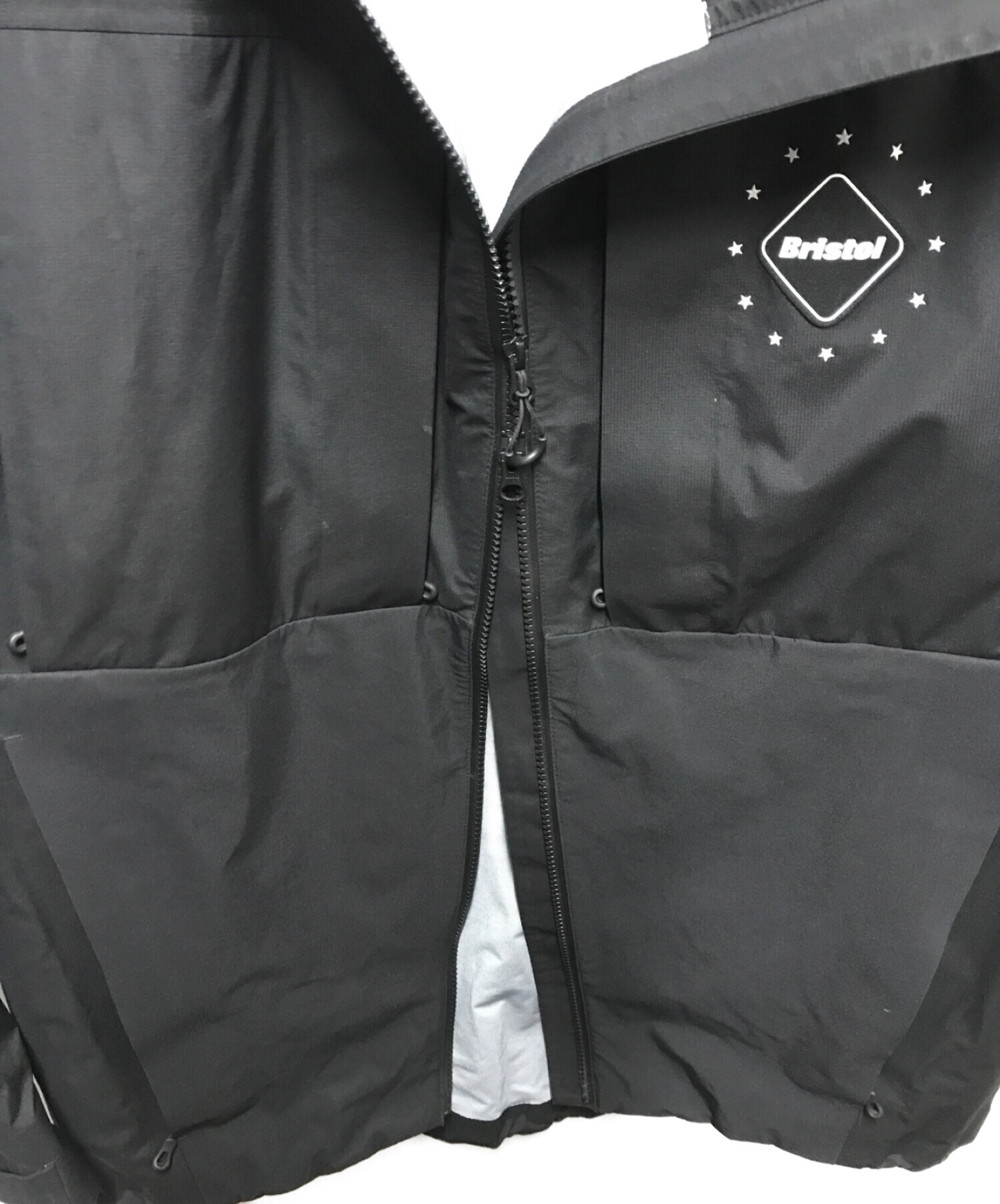 F.C.R.B. (エフシーアールビー) 3LAYER UTILITY TEAM JACKET ブラック サイズ:XL