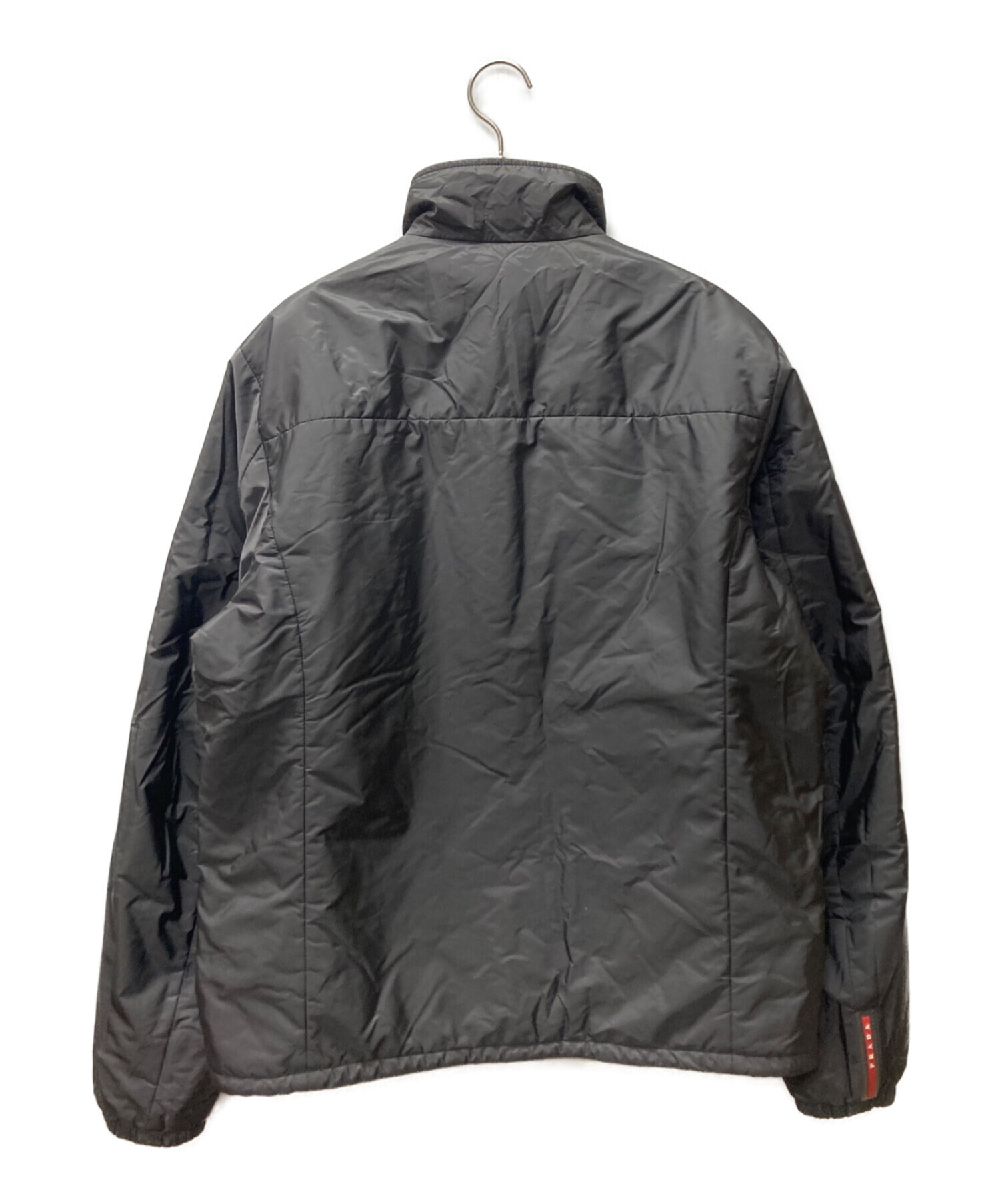 PRADA SPORTS (プラダスポーツ) リバーシブルパテッドジャケット ブラック サイズ:52