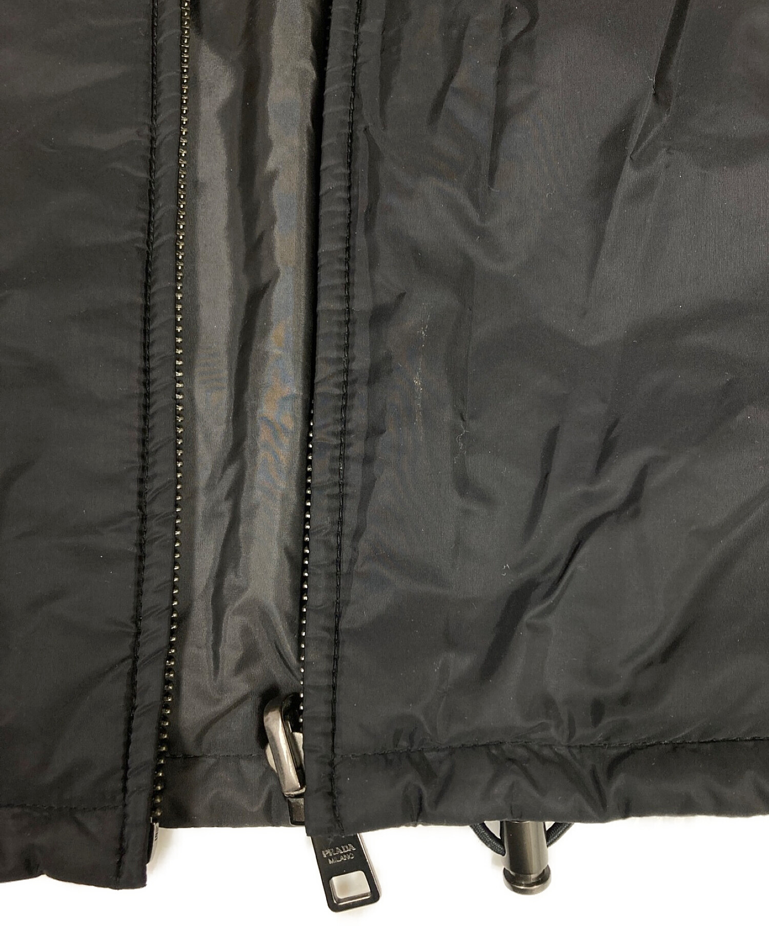 PRADA SPORTS (プラダスポーツ) リバーシブルパテッドジャケット ブラック サイズ:52