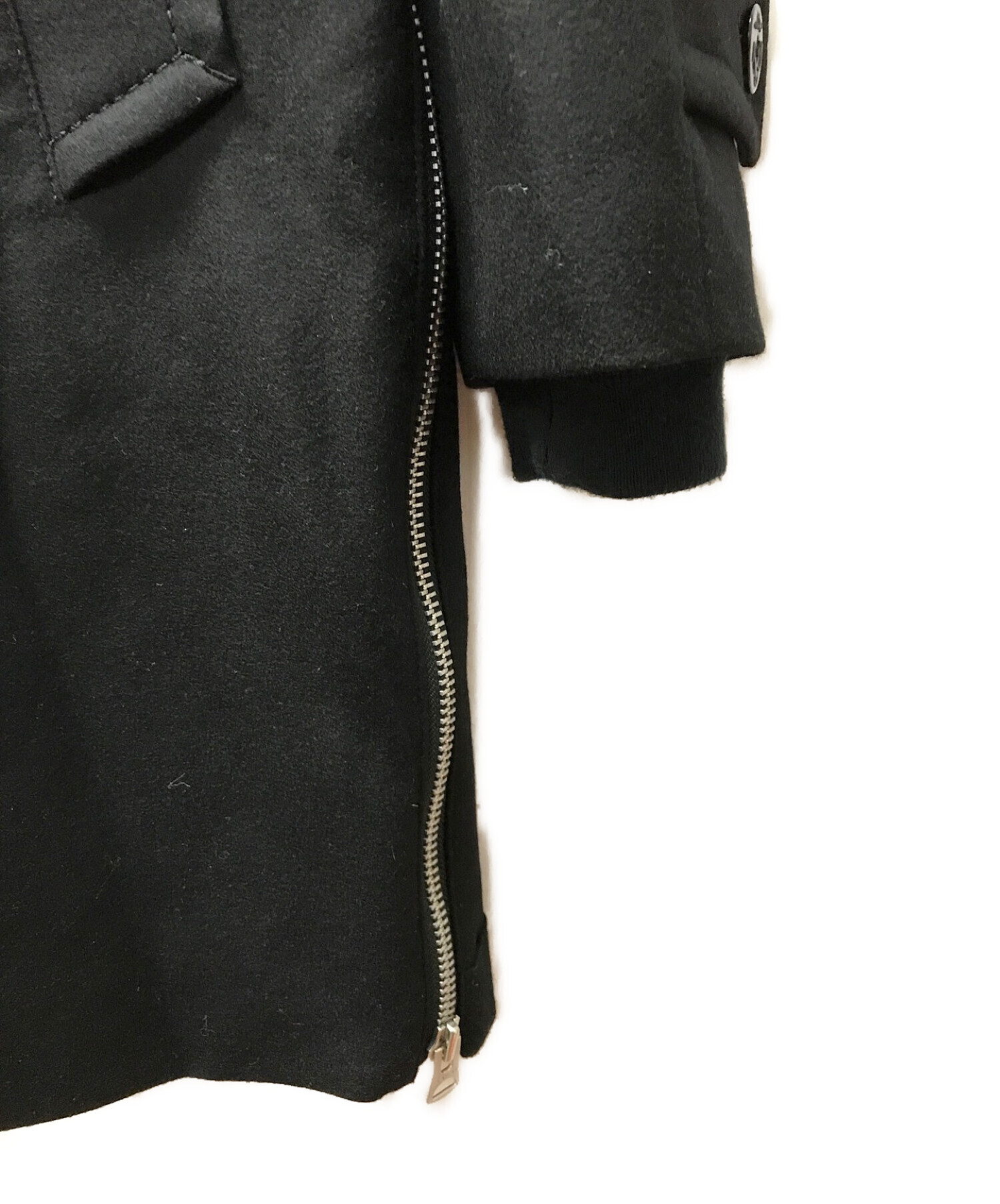 買い卸値 sacai Military Coat black 1サカイナイロンドッキング | www