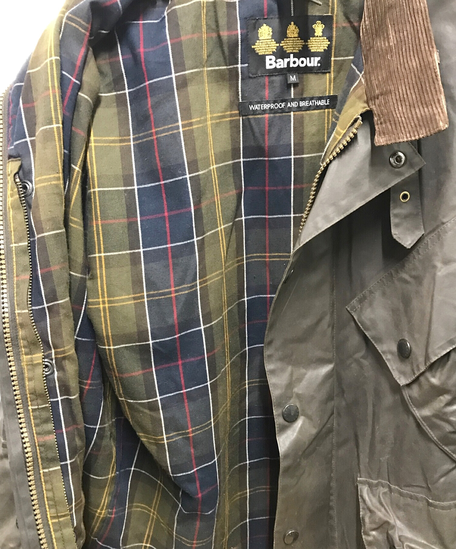 中古・古着通販】Barbour (バブアー) INTERNATIONAL WAX JACKET ブラウン サイズ:M｜ブランド・古着通販  トレファク公式【TREFAC FASHION】スマホサイト