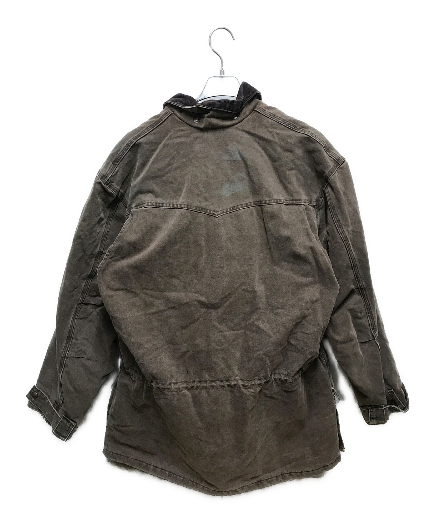 中古・古着通販】CarHartt (カーハート) ダックランチコート ブラウン