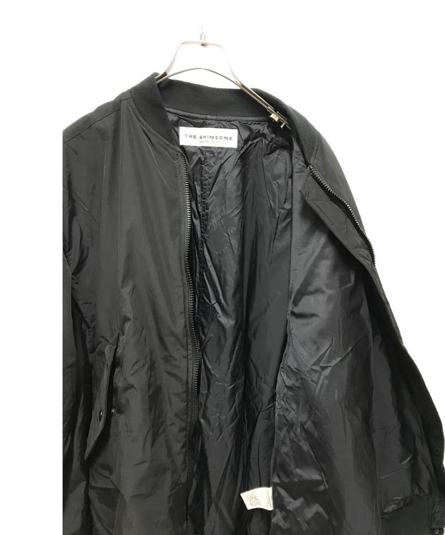 シンゾーン  フレアフライトジャケット　ブラック　36ファッション