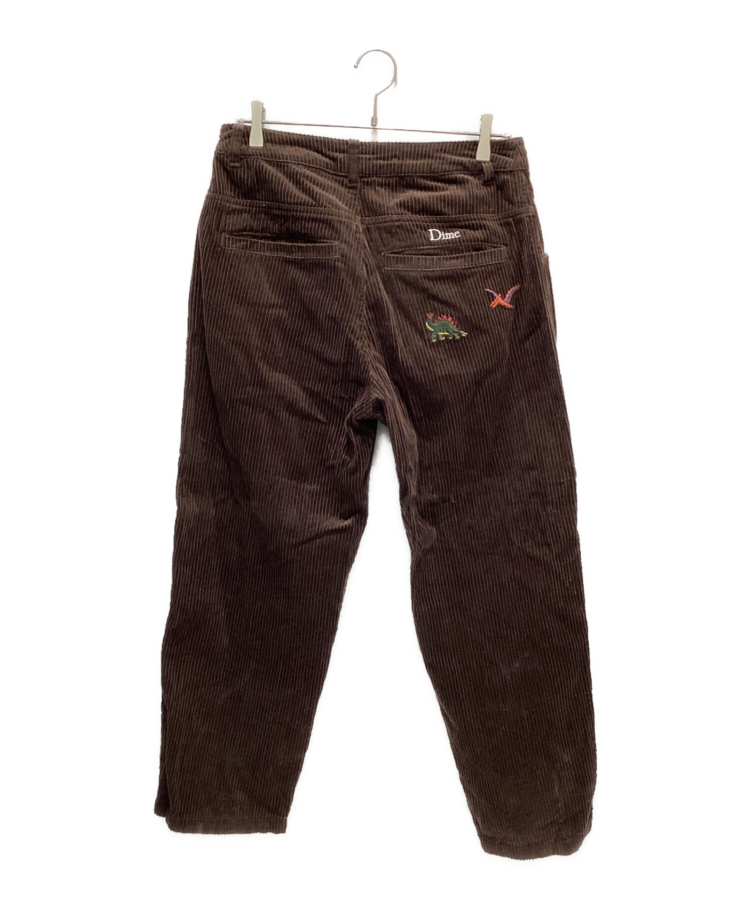 通販限定 DIME ダイム Dino Baggy ダイム Corduroy Pants平置きサイズ