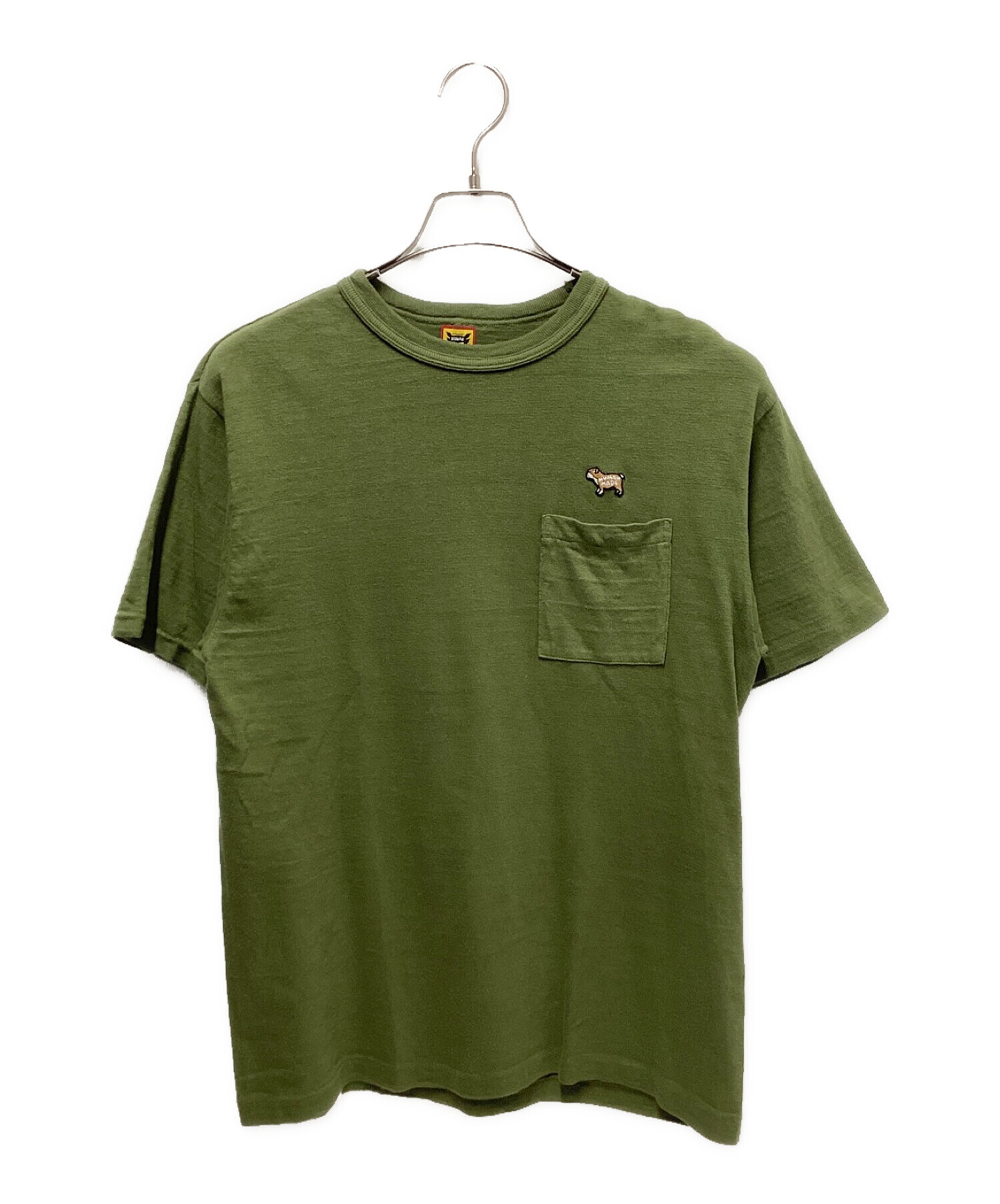 超歓迎された】 Size 紺 Tシャツ #2 T-Shirt Pocket 22SS ヒューマン 