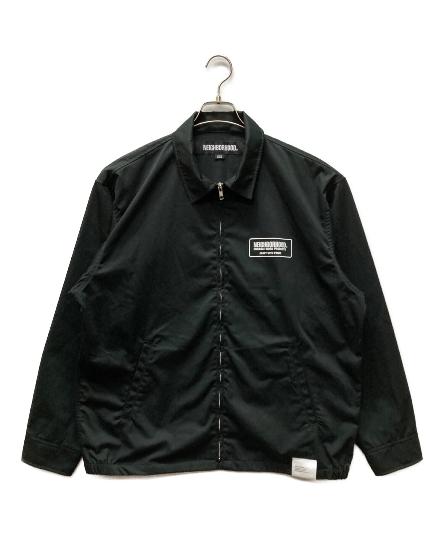 NEIGHBORHOOD (ネイバーフッド) ZIP WORK JACKET ブラック サイズ:Ｌ